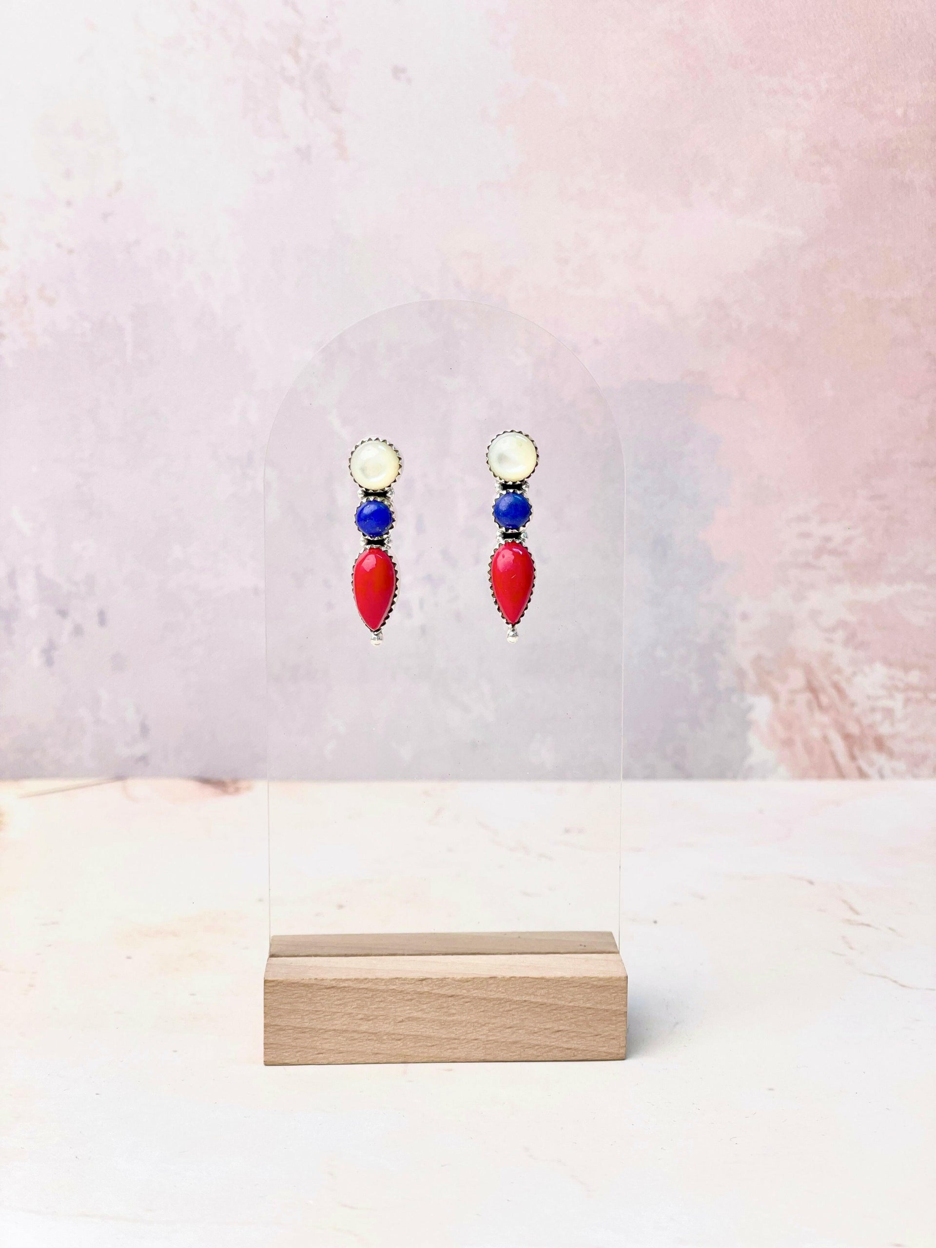 Red Rock Rocket Studs-Earrings-Krush Kandy, Women's Online Fashion Boutique Located in Phoenix, Arizona (Scottsdale Area)