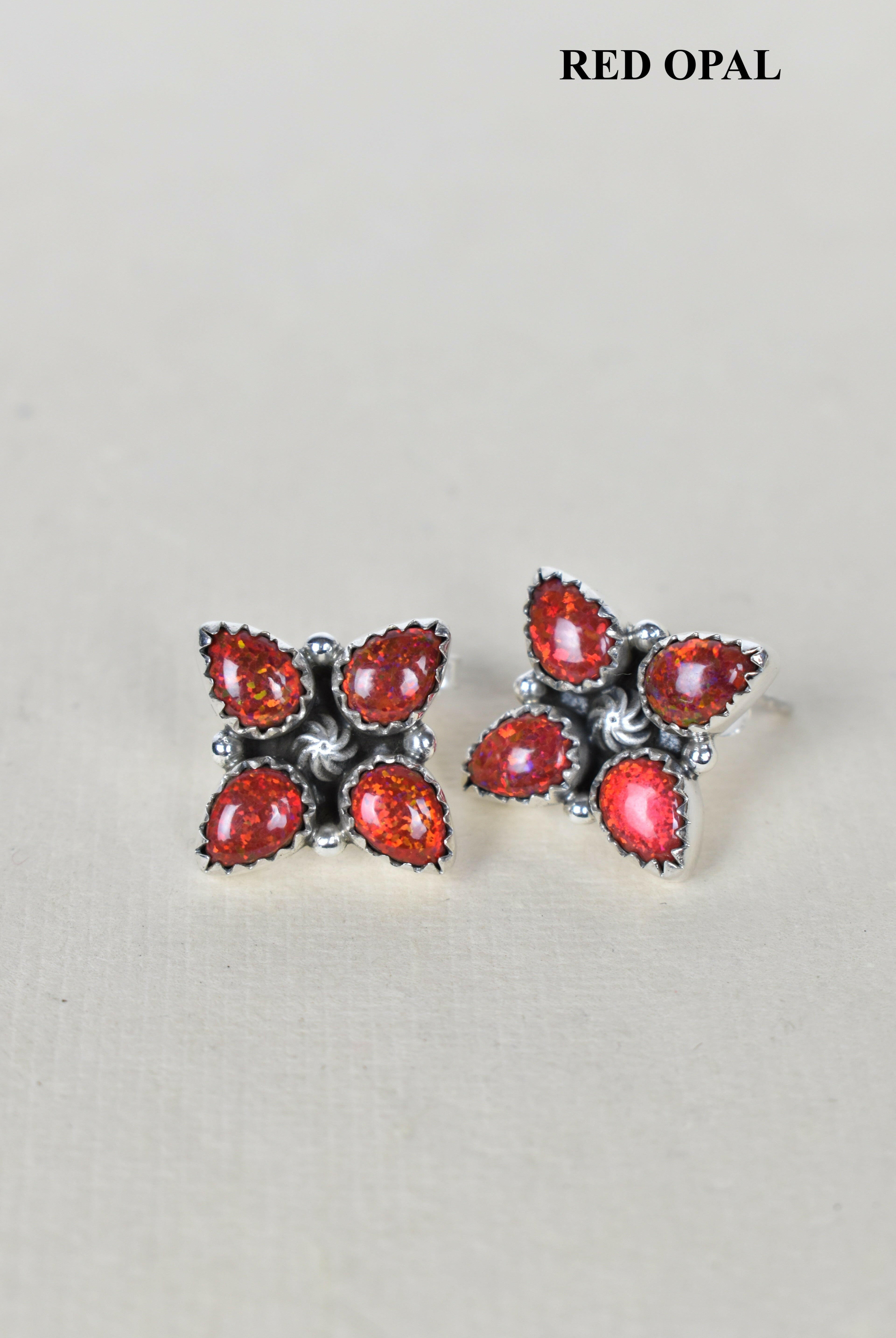 Shirley One of a Kind Stud Cluster Earrings-Stud Earrings-Krush Kandy, Women's Online Fashion Boutique Located in Phoenix, Arizona (Scottsdale Area)