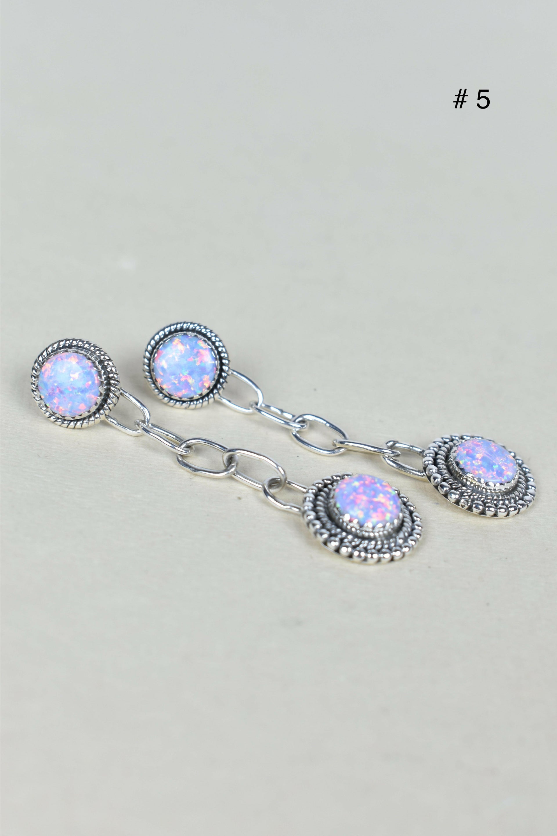 Gem Duet Chain Drop Earrings-Drop Earrings-Krush Kandy, Women's Online Fashion Boutique Located in Phoenix, Arizona (Scottsdale Area)