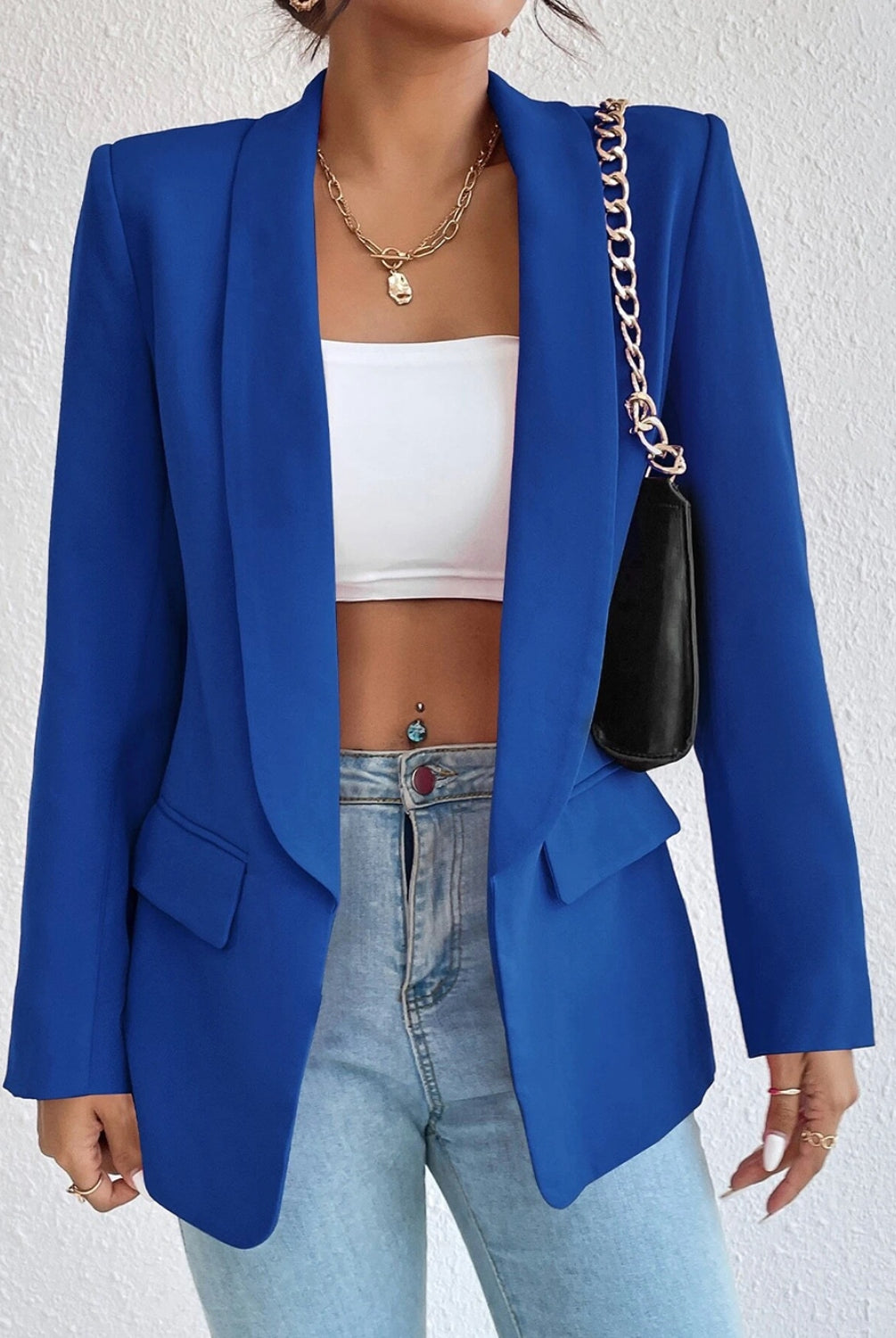 After Hours Long Sleeve Blazer-Blazers-Krush Kandy, Women's Online Fashion Boutique Located in Phoenix, Arizona (Scottsdale Area)