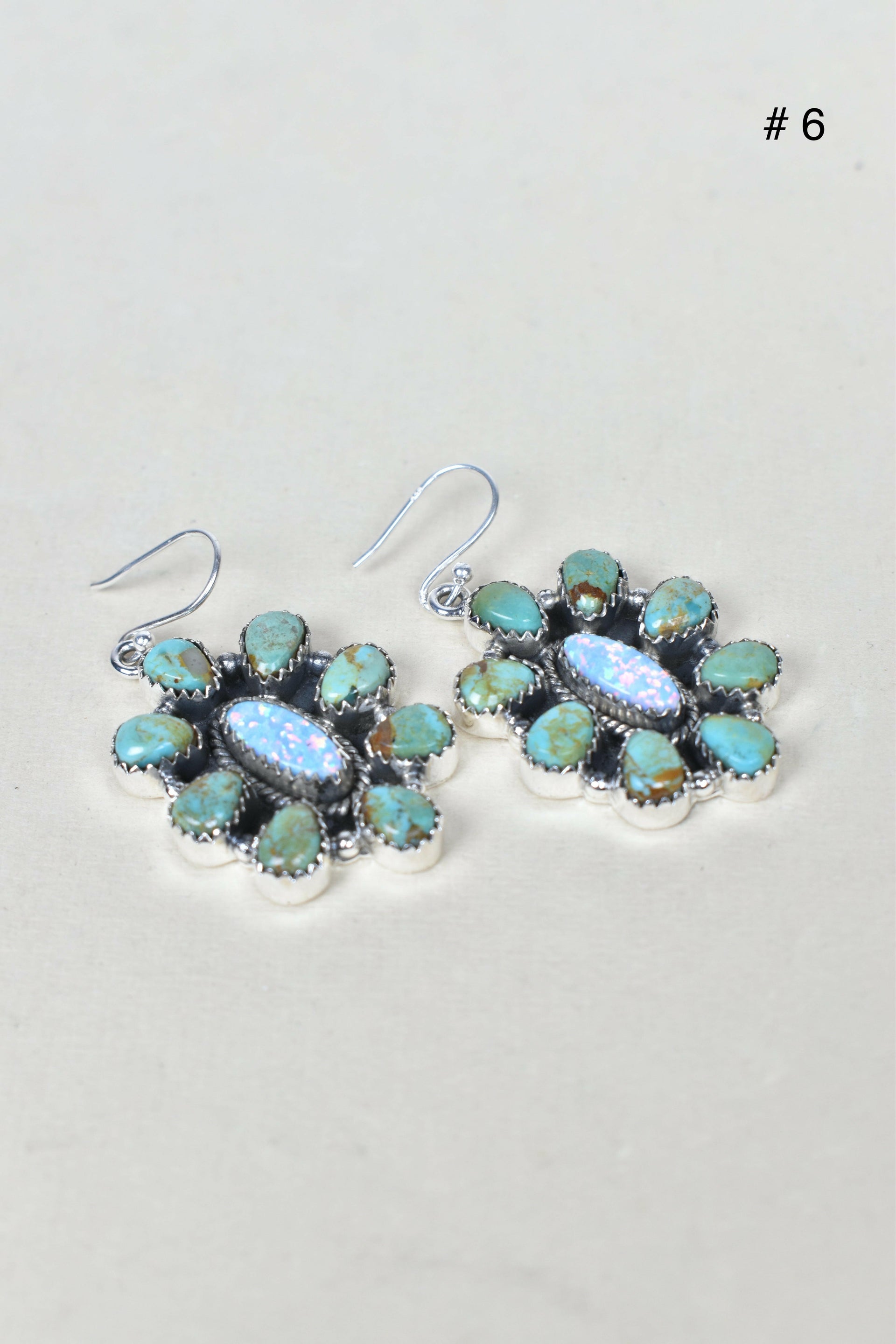 Turquoise Halo Delight Earrings-Drop Earrings-Krush Kandy, Women's Online Fashion Boutique Located in Phoenix, Arizona (Scottsdale Area)