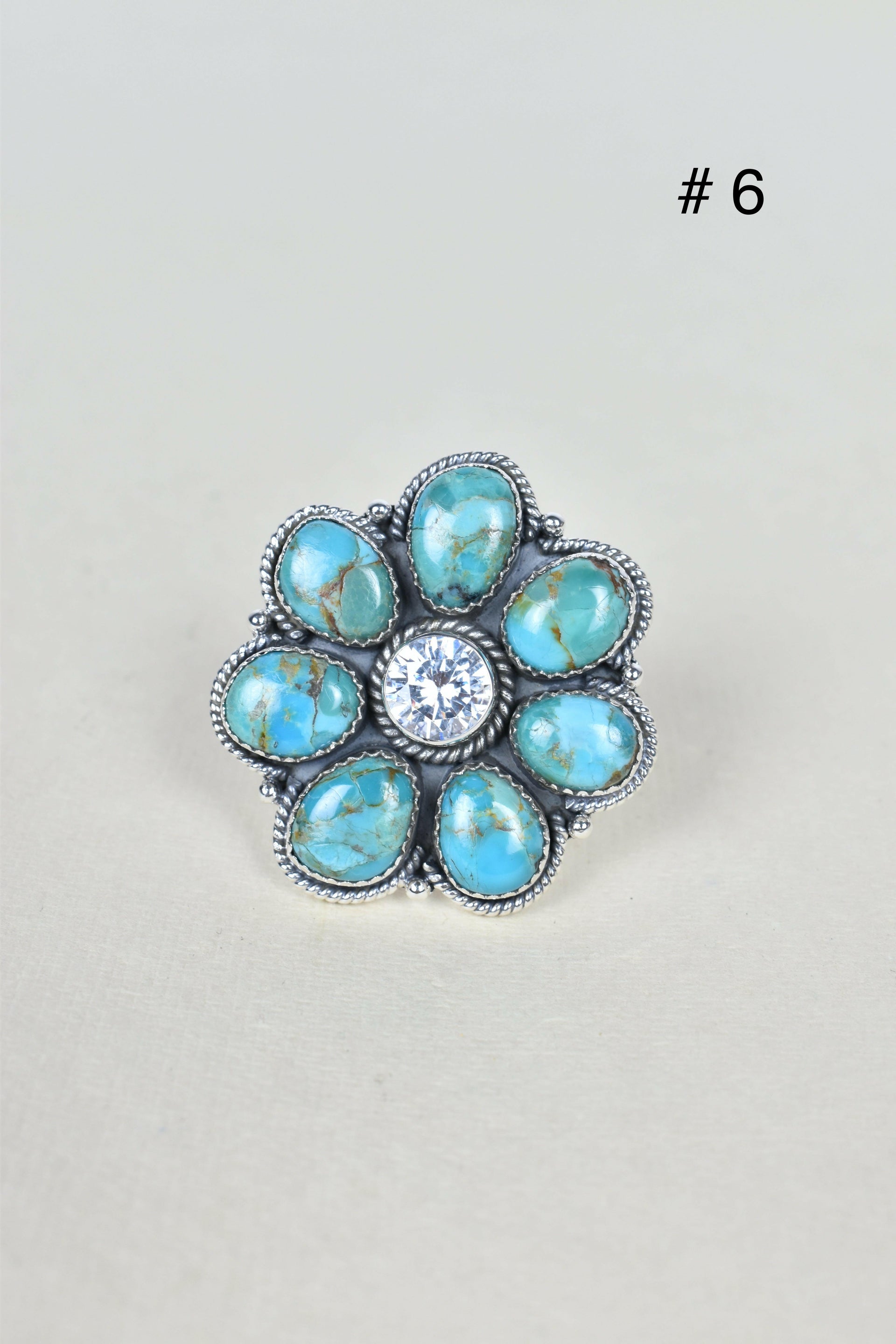 ONE OF A KIND STERLING SILVER CRYSTAL CLUSTER RINGS-Cluster Rings-Krush Kandy, Women's Online Fashion Boutique Located in Phoenix, Arizona (Scottsdale Area)