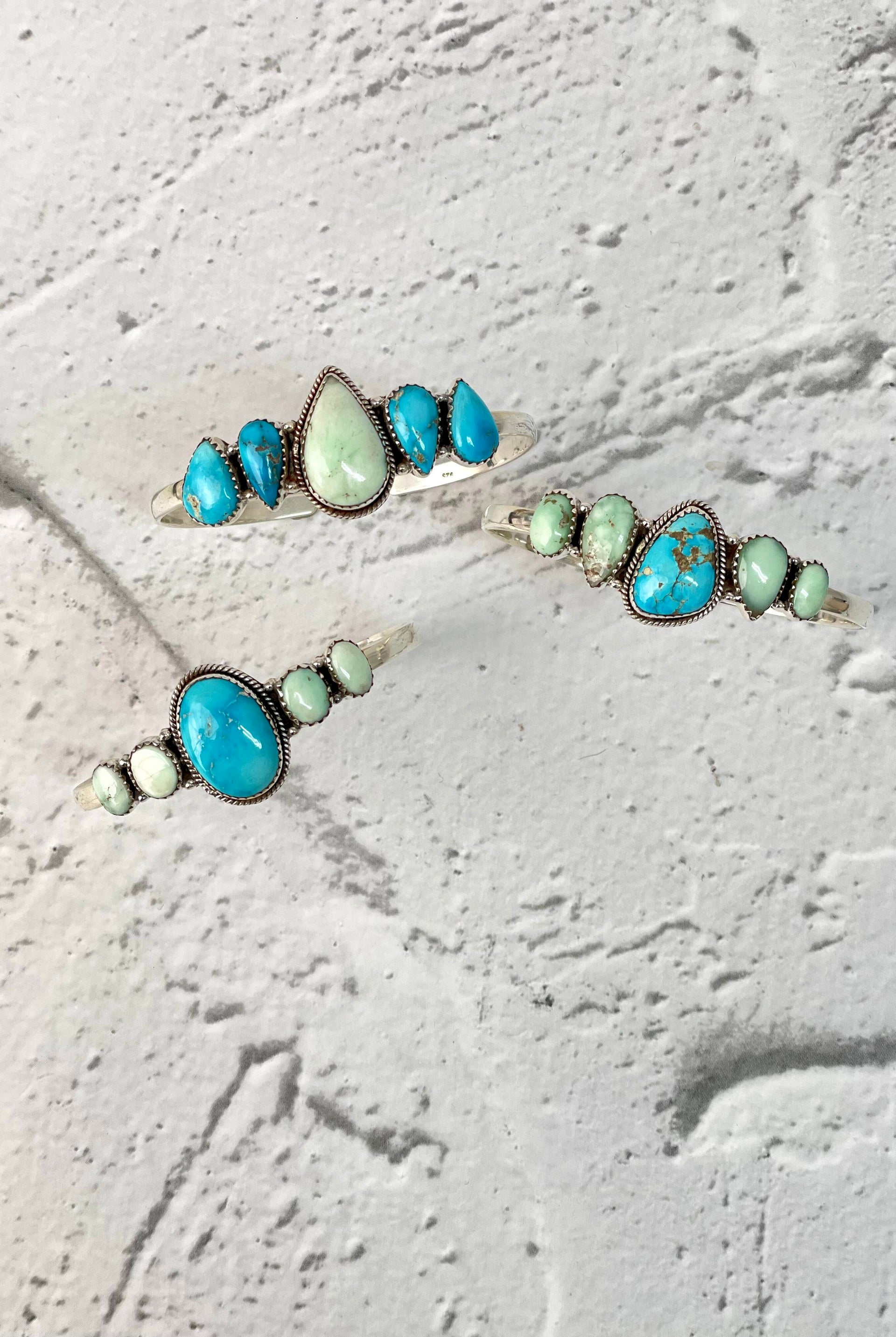 Enchanted Stone Cluster Cuffs-Bracelets-Krush Kandy, Women's Online Fashion Boutique Located in Phoenix, Arizona (Scottsdale Area)