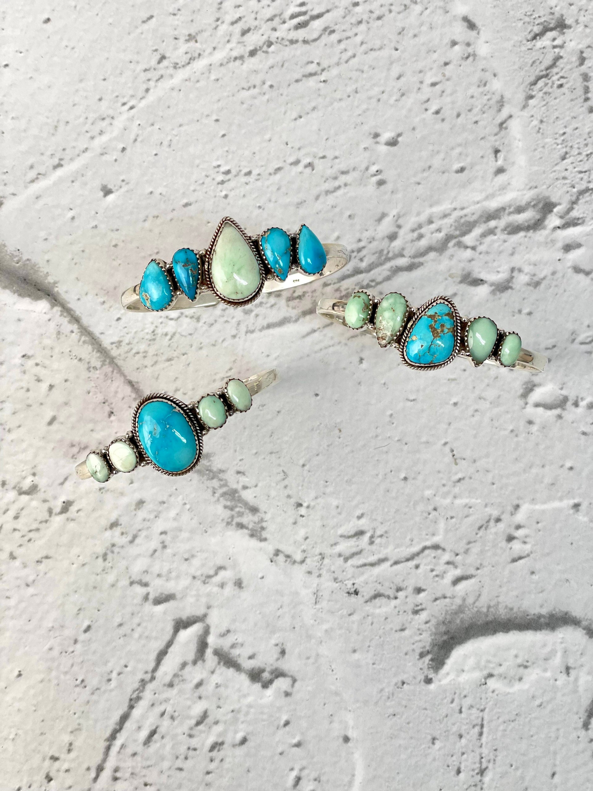 Enchanted Stone Cluster Cuffs-Bracelets-Krush Kandy, Women's Online Fashion Boutique Located in Phoenix, Arizona (Scottsdale Area)