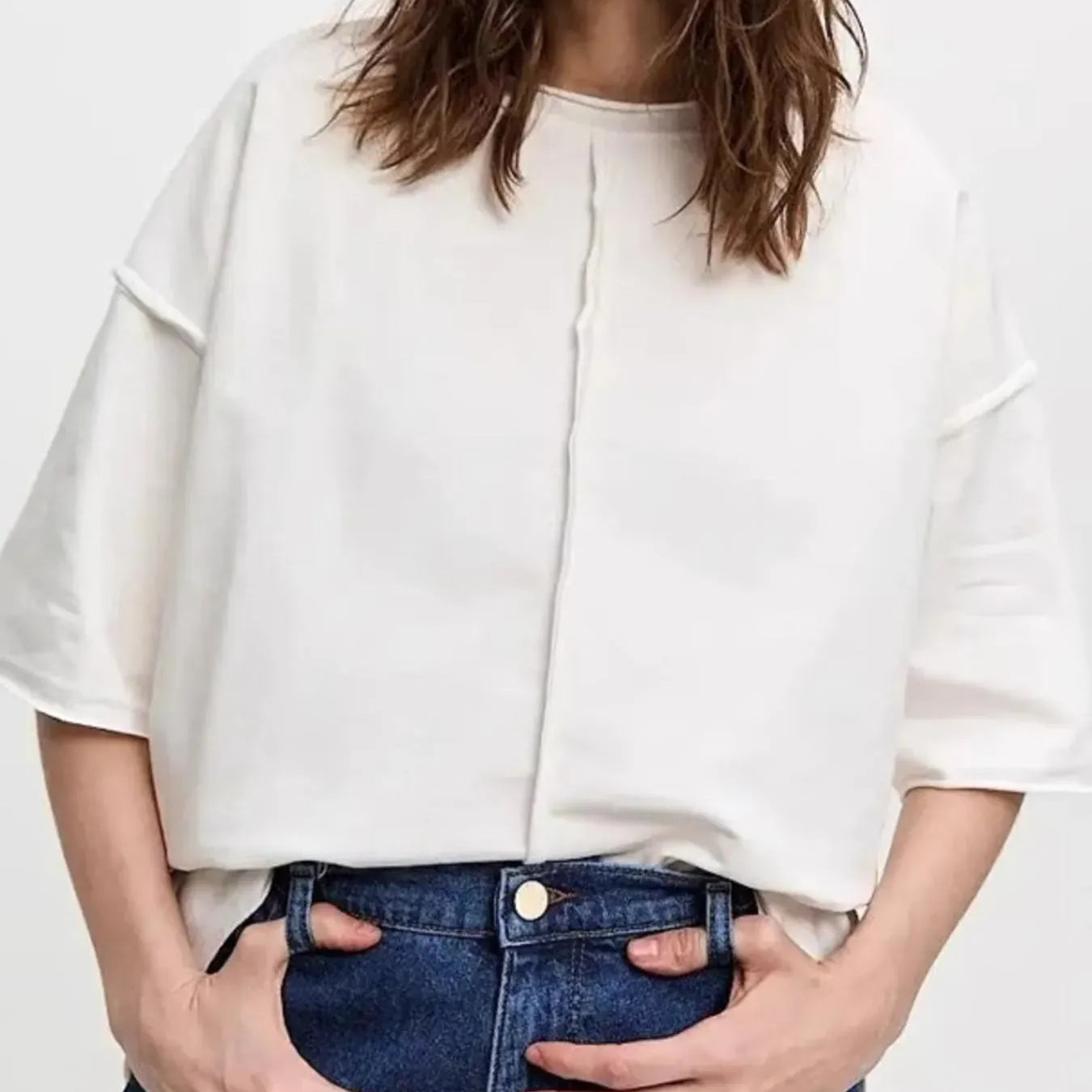 Round Neck Half Sleeve T-Shirt-Krush Kandy, Women's Online Fashion Boutique Located in Phoenix, Arizona (Scottsdale Area)