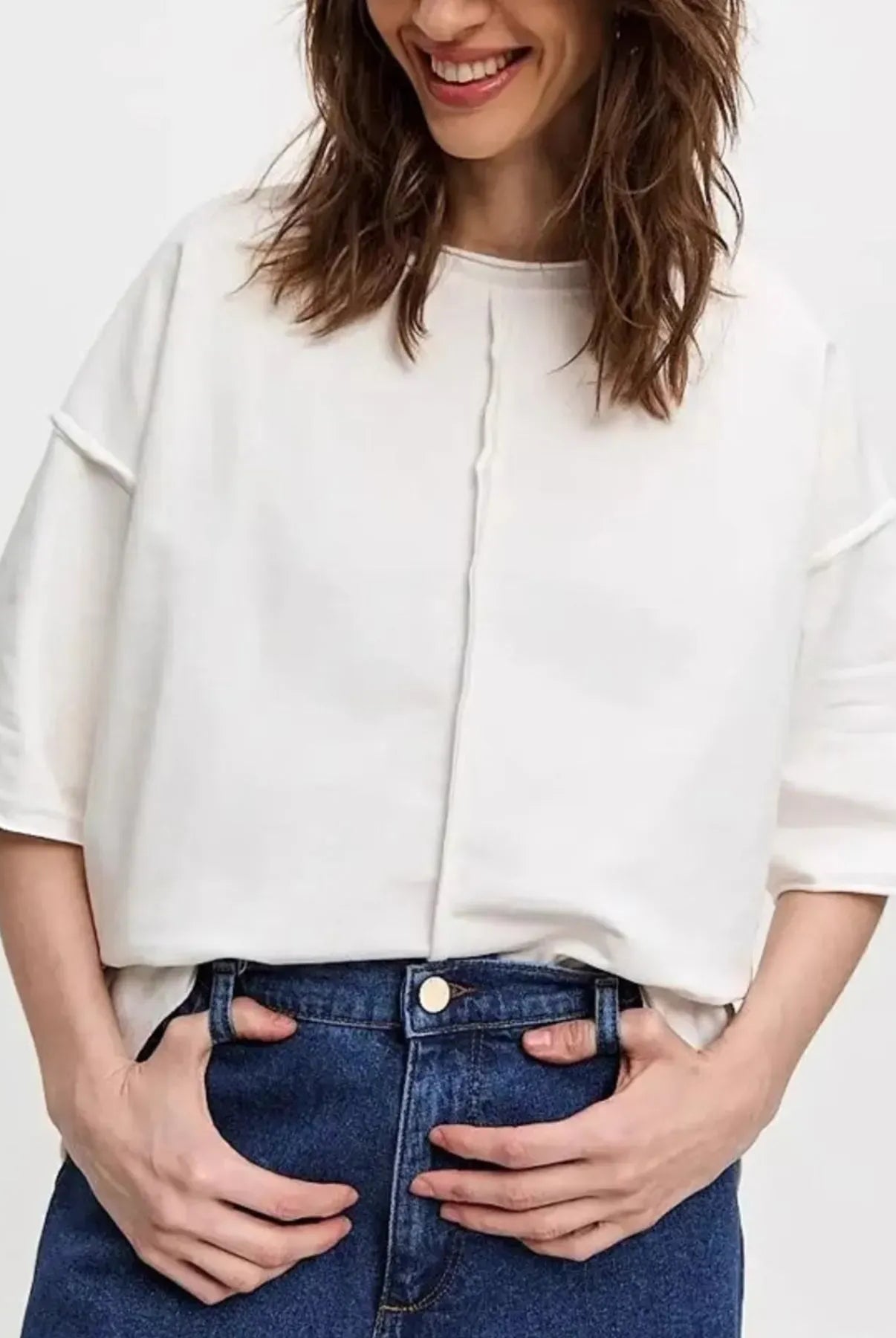 Round Neck Half Sleeve T-Shirt-Krush Kandy, Women's Online Fashion Boutique Located in Phoenix, Arizona (Scottsdale Area)