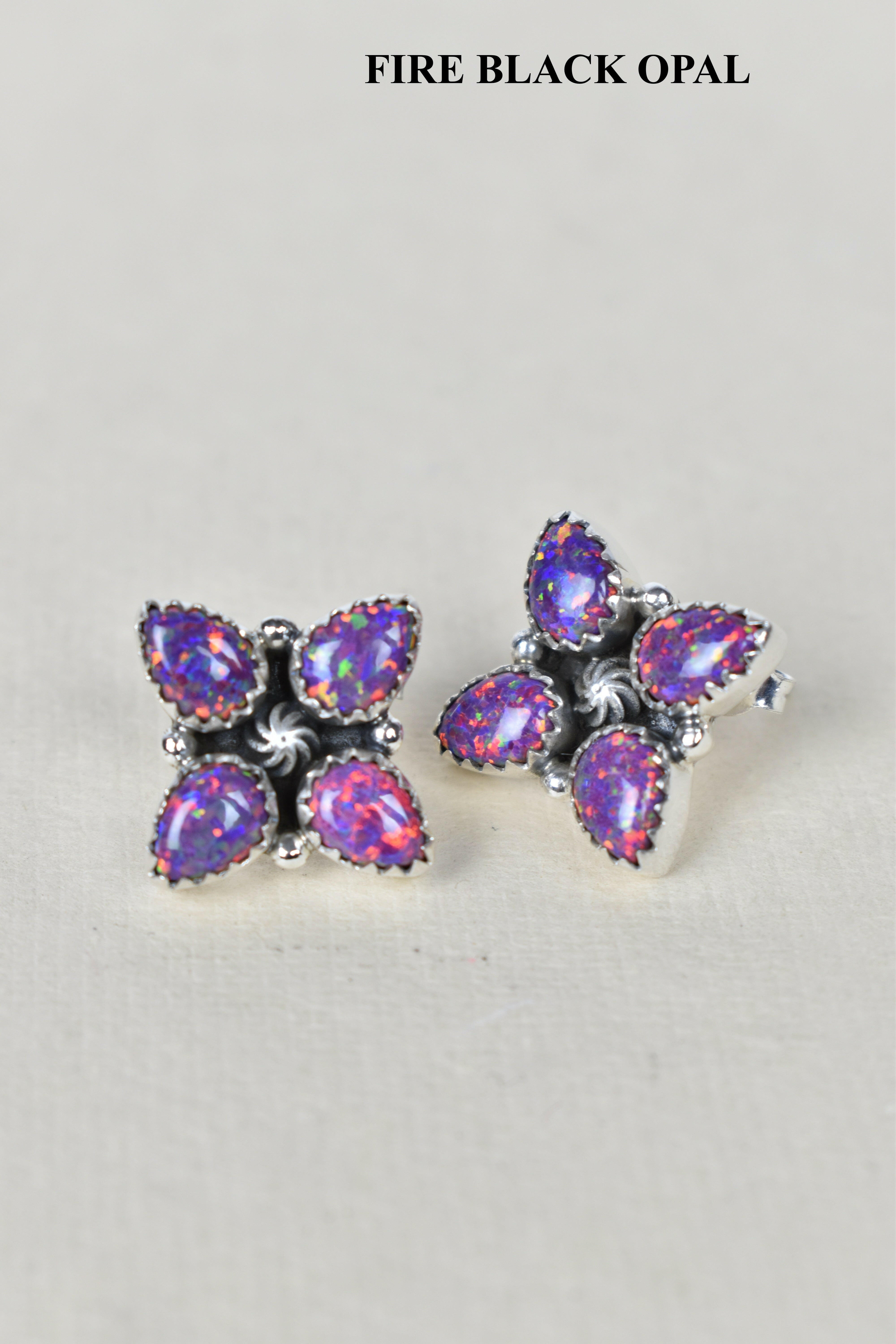 Shirley One of a Kind Stud Cluster Earrings-Stud Earrings-Krush Kandy, Women's Online Fashion Boutique Located in Phoenix, Arizona (Scottsdale Area)
