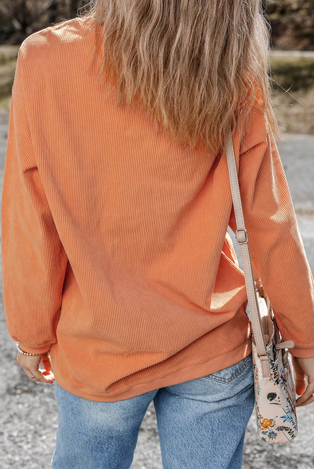 Halloween Ghost Sequin Patched Twisted Ribbed Texture Sweatshirt-Sweaters-Krush Kandy, Women's Online Fashion Boutique Located in Phoenix, Arizona (Scottsdale Area)