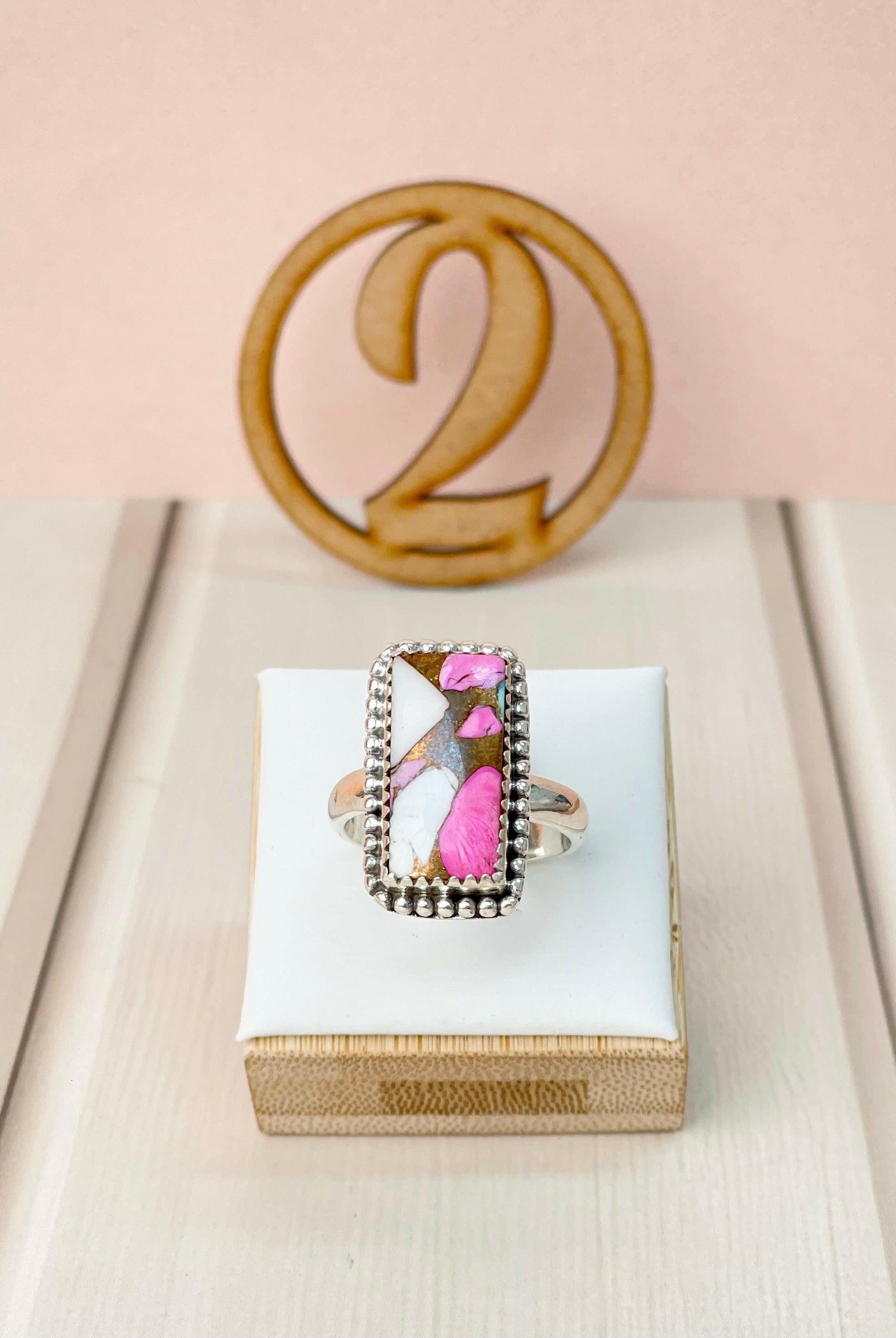 Cotton Candy Boho Bar Rings-Rings-Krush Kandy, Women's Online Fashion Boutique Located in Phoenix, Arizona (Scottsdale Area)