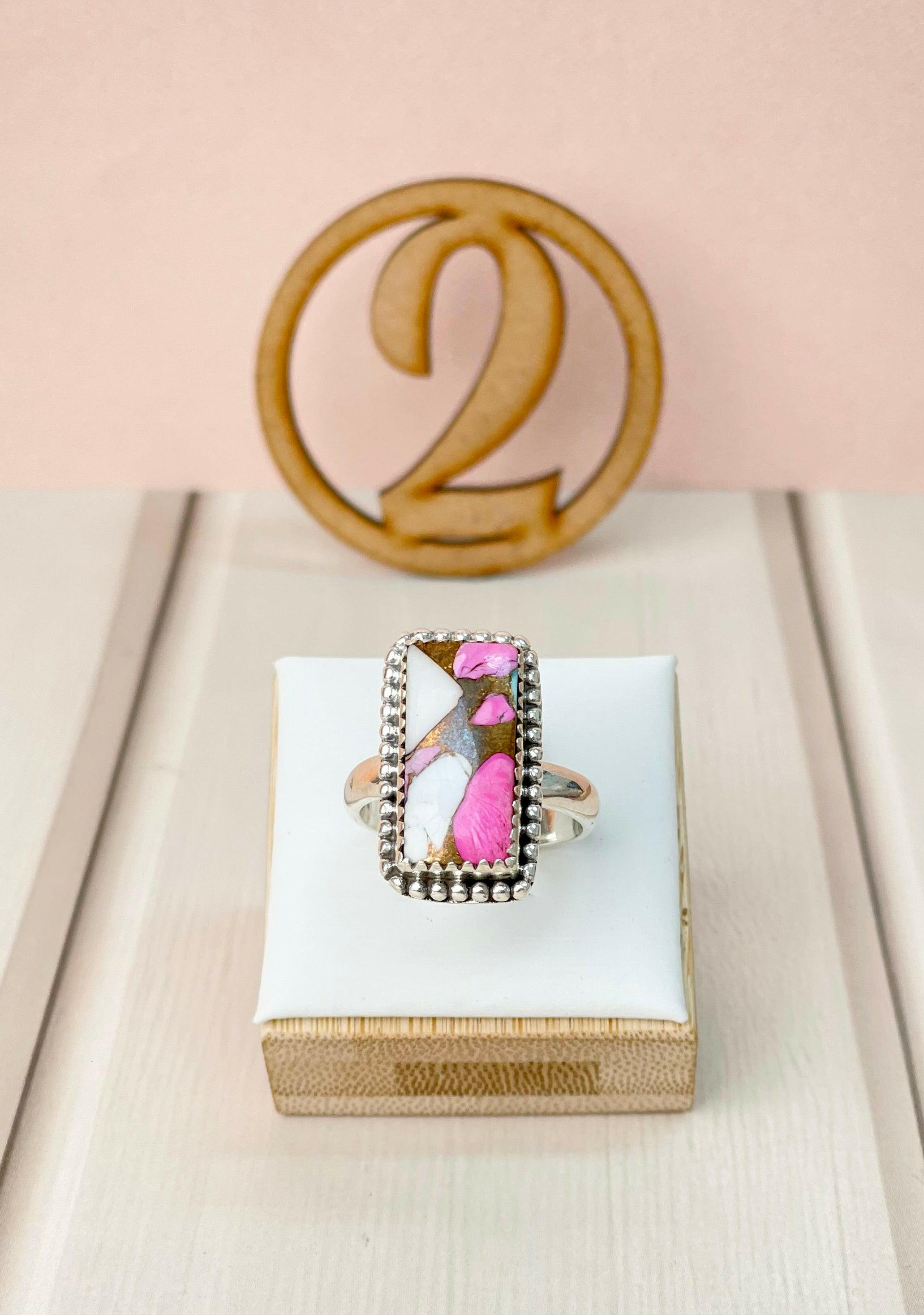 Cotton Candy Boho Bar Rings-Rings-Krush Kandy, Women's Online Fashion Boutique Located in Phoenix, Arizona (Scottsdale Area)