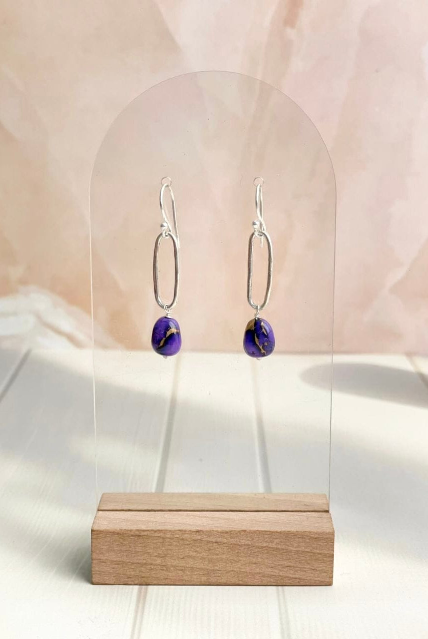 Dahlia Drops Dainty Earrings-Earrings-Krush Kandy, Women's Online Fashion Boutique Located in Phoenix, Arizona (Scottsdale Area)