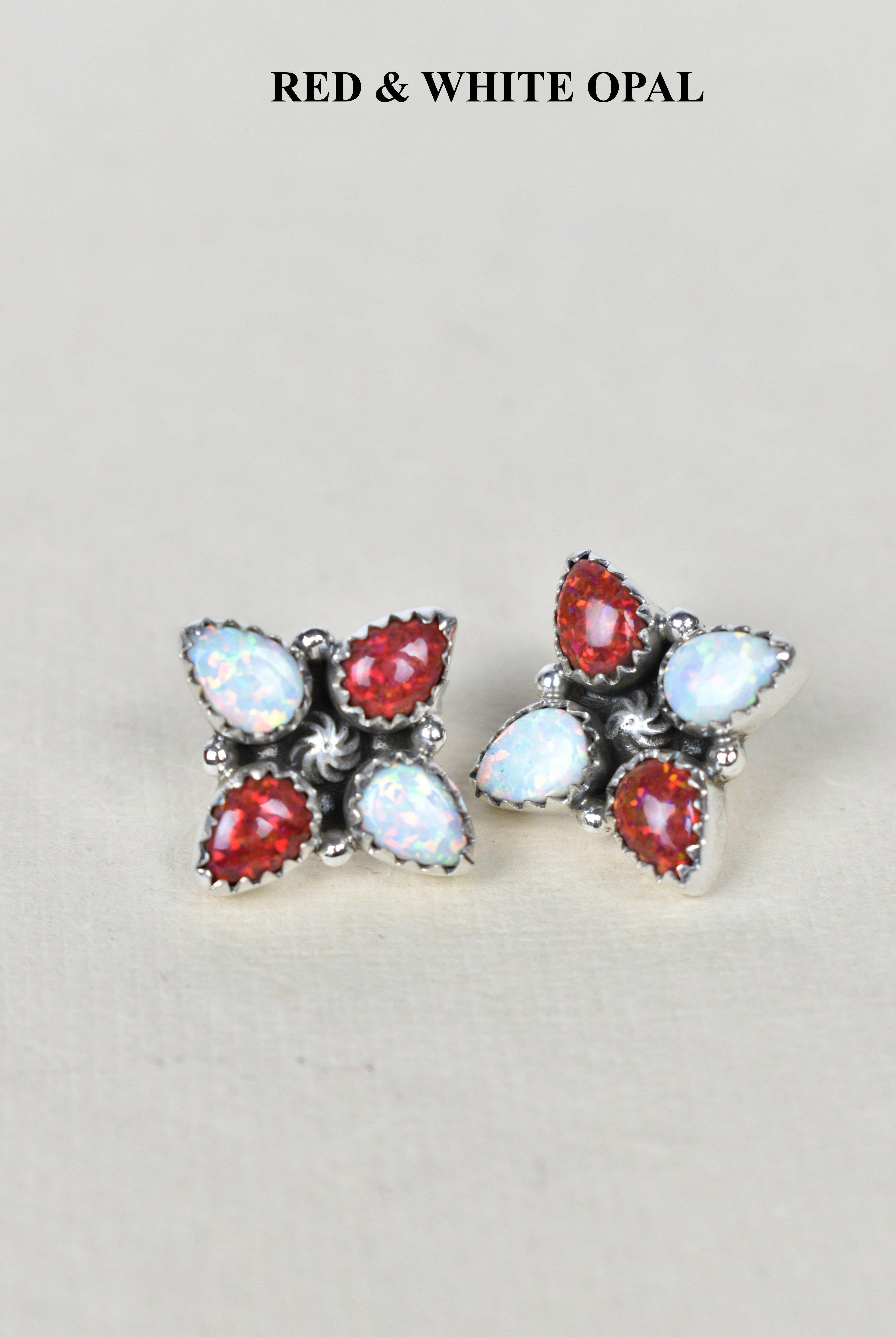 Shirley One of a Kind Stud Cluster Earrings-Stud Earrings-Krush Kandy, Women's Online Fashion Boutique Located in Phoenix, Arizona (Scottsdale Area)