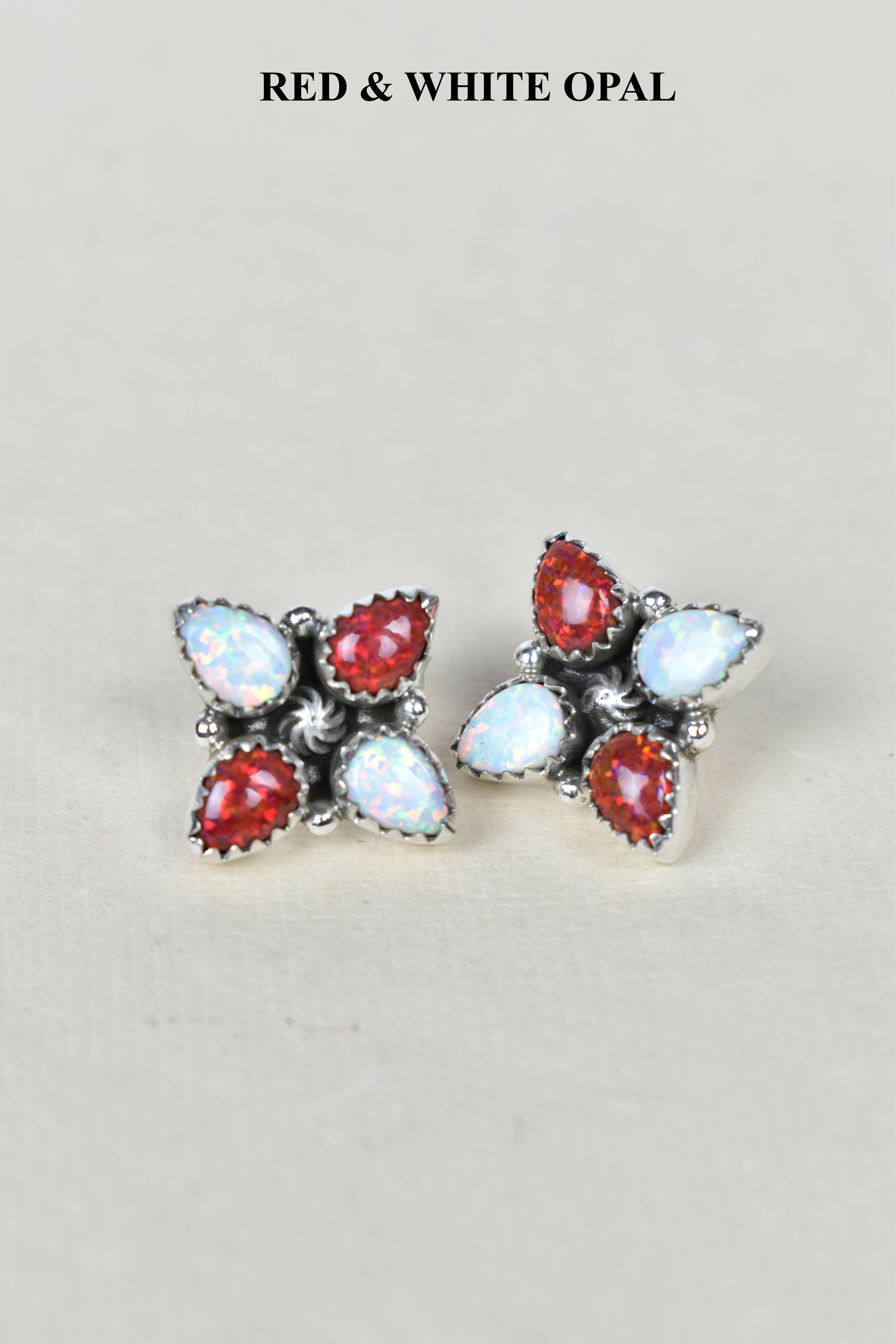 Shirley One of a Kind Stud Cluster Earrings-Stud Earrings-Krush Kandy, Women's Online Fashion Boutique Located in Phoenix, Arizona (Scottsdale Area)