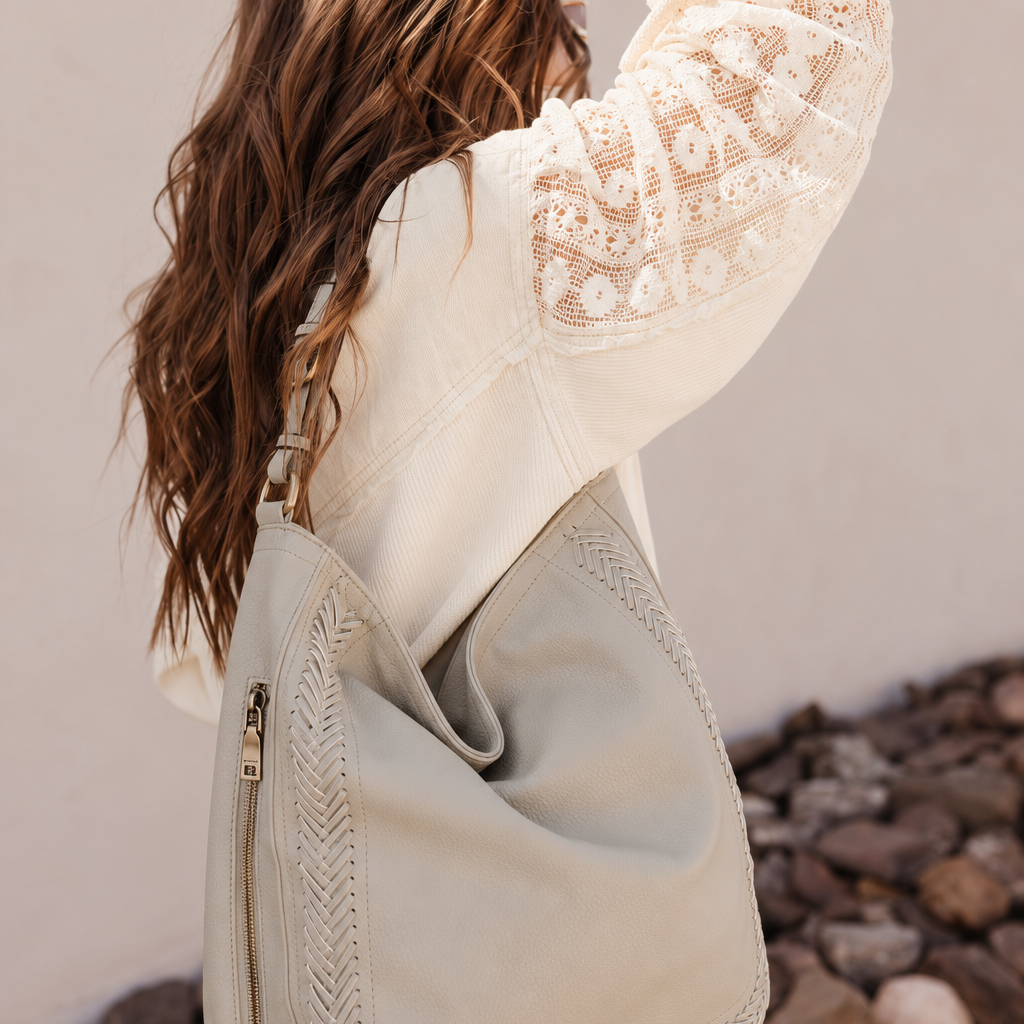 POL Lace Jean Jacket