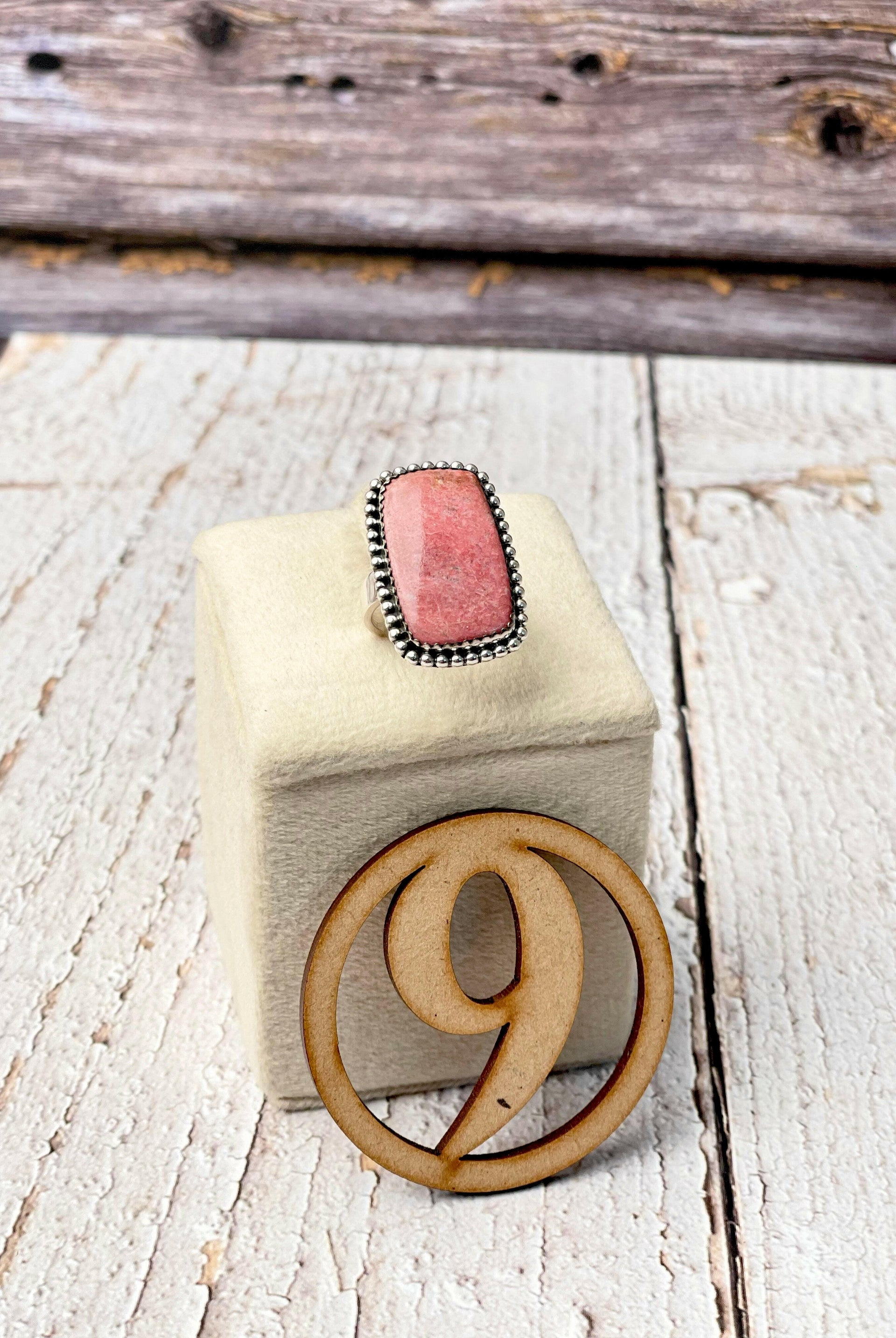 One Of A Kind Thulite Slab Rings-Rings-Krush Kandy, Women's Online Fashion Boutique Located in Phoenix, Arizona (Scottsdale Area)