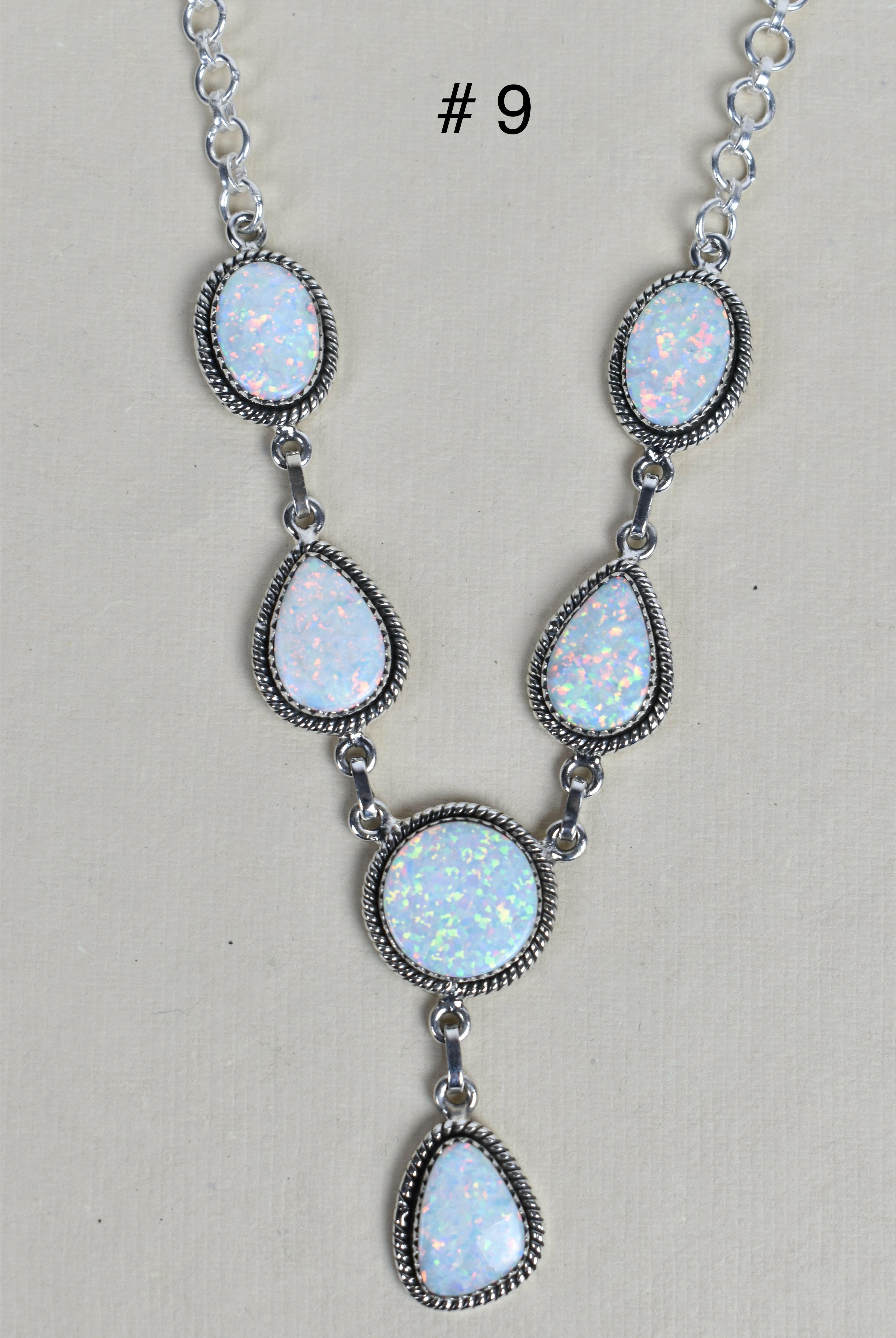 Sterling Silver Y Lariat Gemstone Necklace-Lariat and Y Necklaces-Krush Kandy, Women's Online Fashion Boutique Located in Phoenix, Arizona (Scottsdale Area)