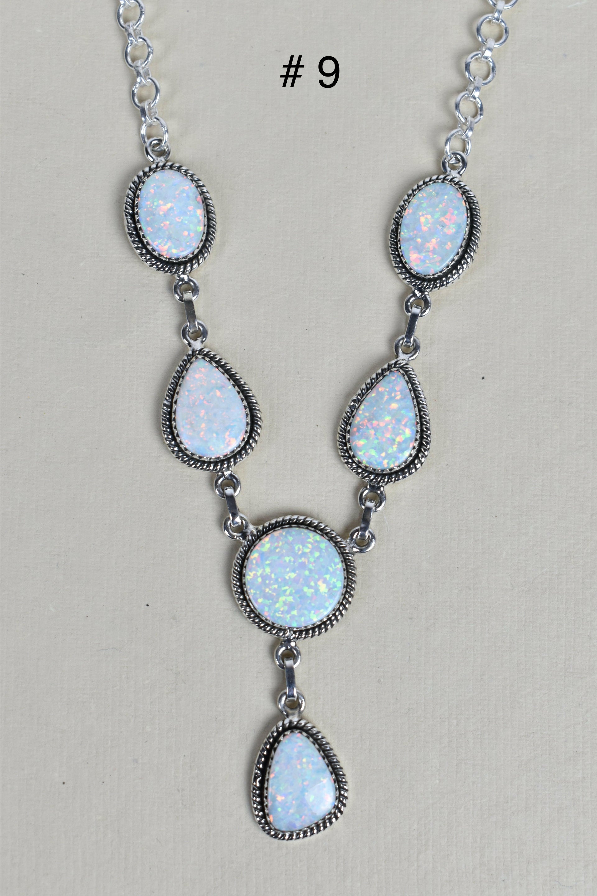 Sterling Silver Y Lariat Gemstone Necklace-Lariat and Y Necklaces-Krush Kandy, Women's Online Fashion Boutique Located in Phoenix, Arizona (Scottsdale Area)