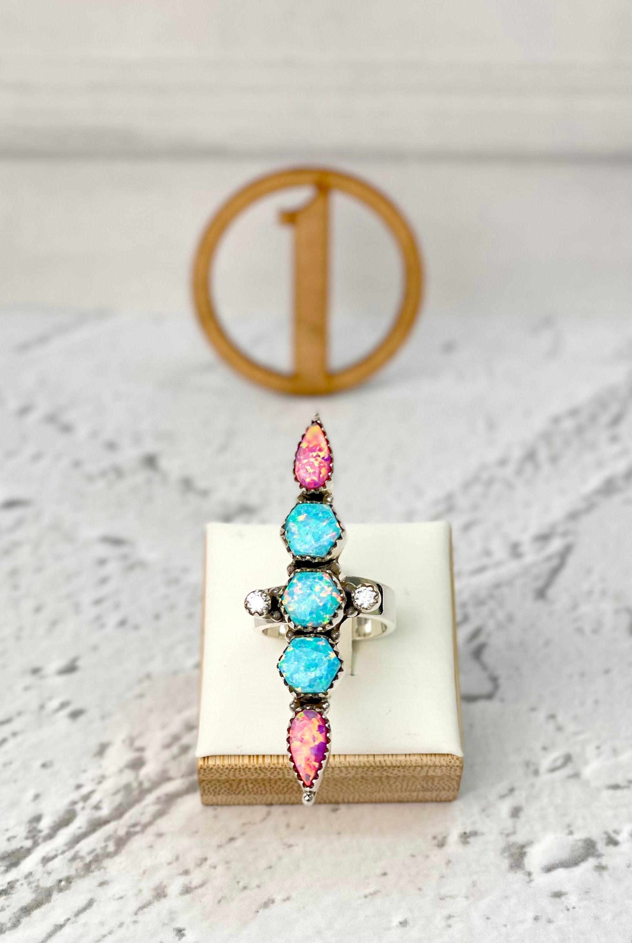 Solstice Glow Stone Trail Ring-Rings-Krush Kandy, Women's Online Fashion Boutique Located in Phoenix, Arizona (Scottsdale Area)
