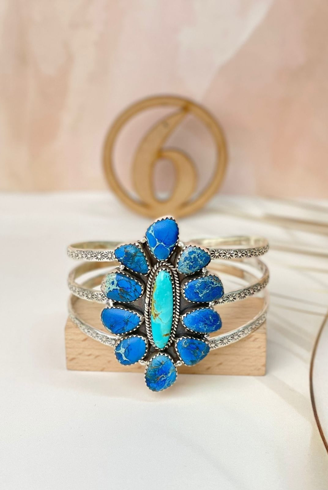 Sterling Stamped Cluster Cuffs-Bracelets-Krush Kandy, Women's Online Fashion Boutique Located in Phoenix, Arizona (Scottsdale Area)