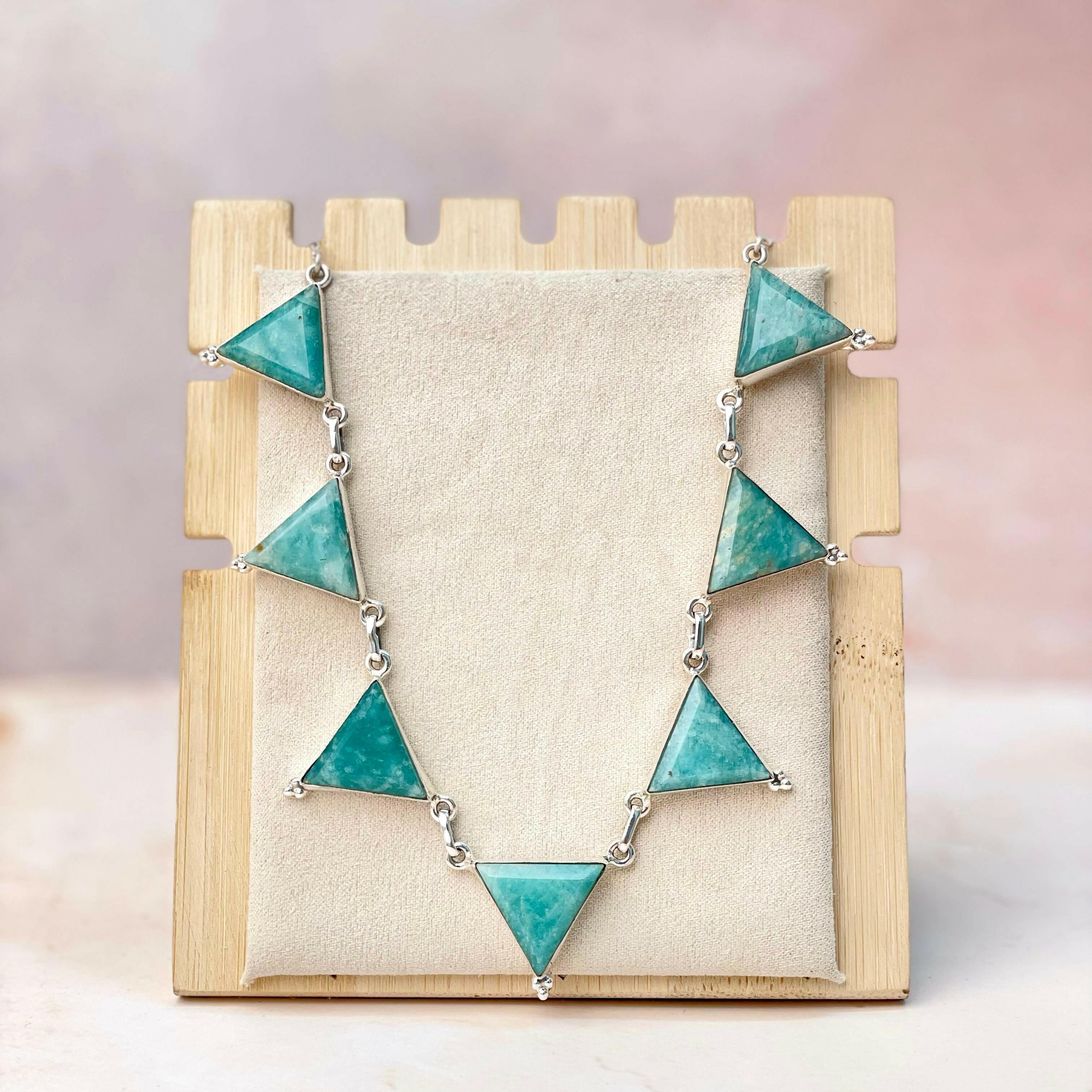 Tiffany's Triangle Necklace-Necklaces-Krush Kandy, Women's Online Fashion Boutique Located in Phoenix, Arizona (Scottsdale Area)