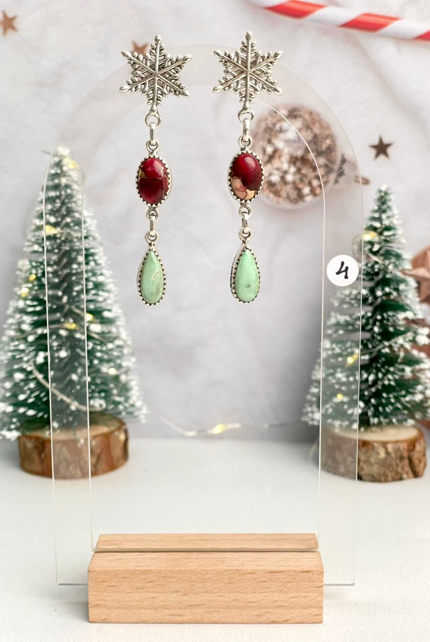 Christmas in Kandyland Charm Drop Studs-Earrings-Krush Kandy, Women's Online Fashion Boutique Located in Phoenix, Arizona (Scottsdale Area)