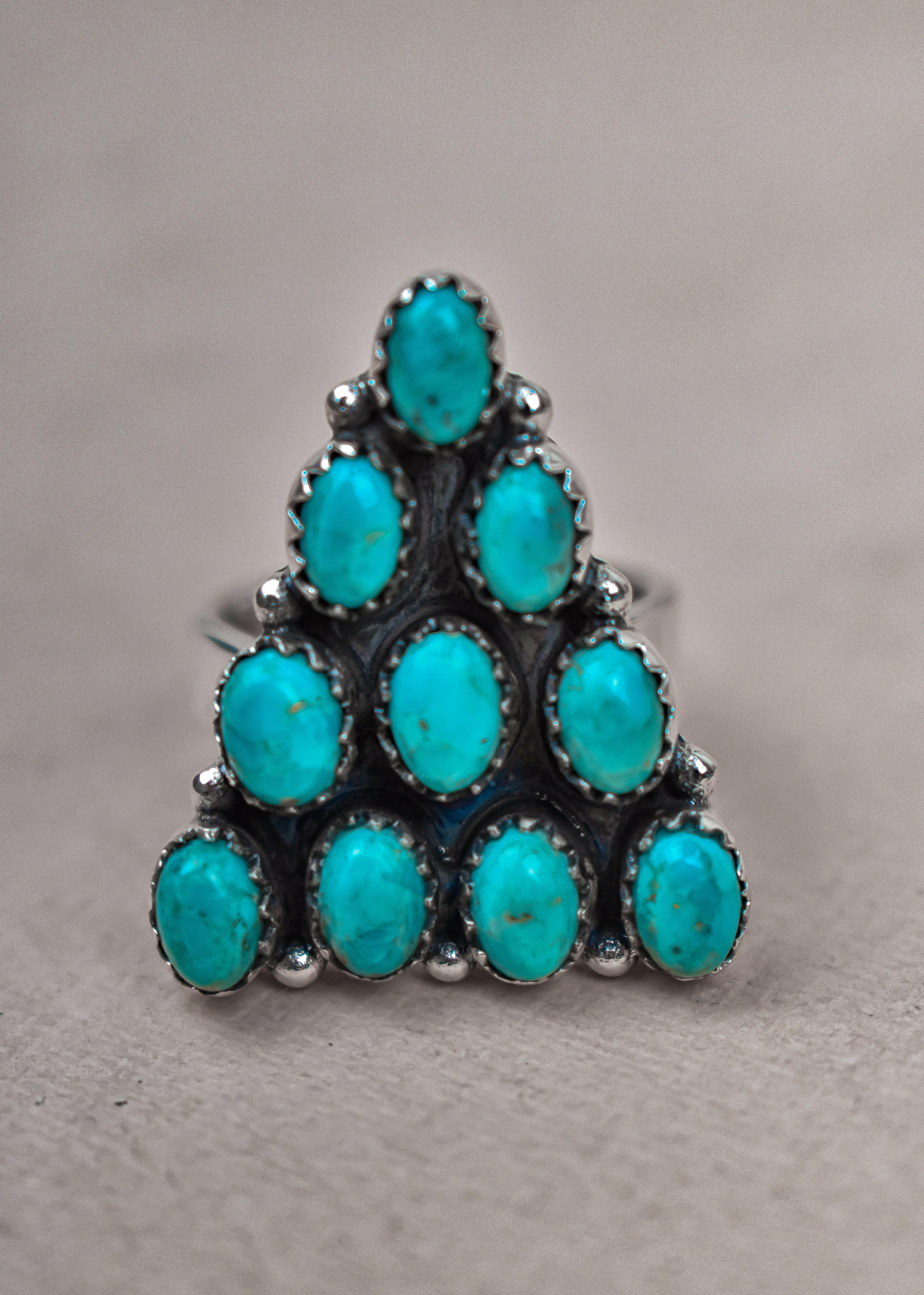 Pyramid Prism Gemstone Ring-Cluster Rings-Krush Kandy, Women's Online Fashion Boutique Located in Phoenix, Arizona (Scottsdale Area)