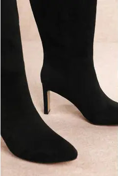 Brielle - Suede Stiletto Boot-Boots-Krush Kandy, Women's Online Fashion Boutique Located in Phoenix, Arizona (Scottsdale Area)