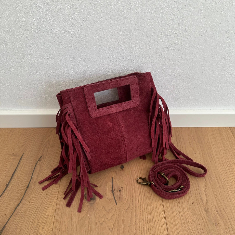Lilly Fringe Suede Mini Bag