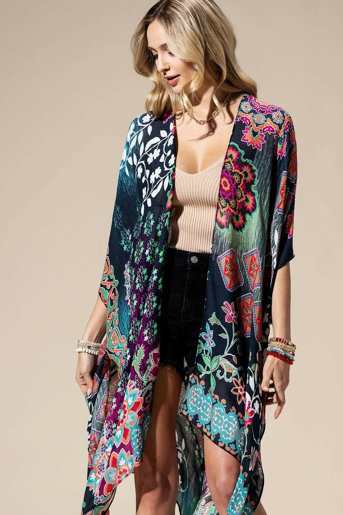 Multi Kimono-Kimono-Krush Kandy, Women's Online Fashion Boutique Located in Phoenix, Arizona (Scottsdale Area)