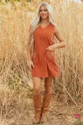 Embroidered Pocket Corduroy Mini Dress-Dresses-Krush Kandy, Women's Online Fashion Boutique Located in Phoenix, Arizona (Scottsdale Area)