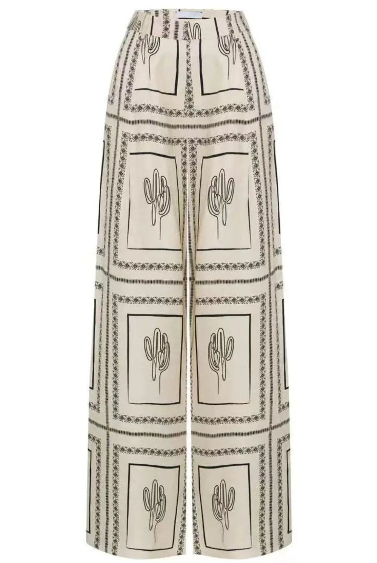Printed Button Up Shirt and Pants Set-2 Piece Outfit Sets-Krush Kandy, Women's Online Fashion Boutique Located in Phoenix, Arizona (Scottsdale Area)