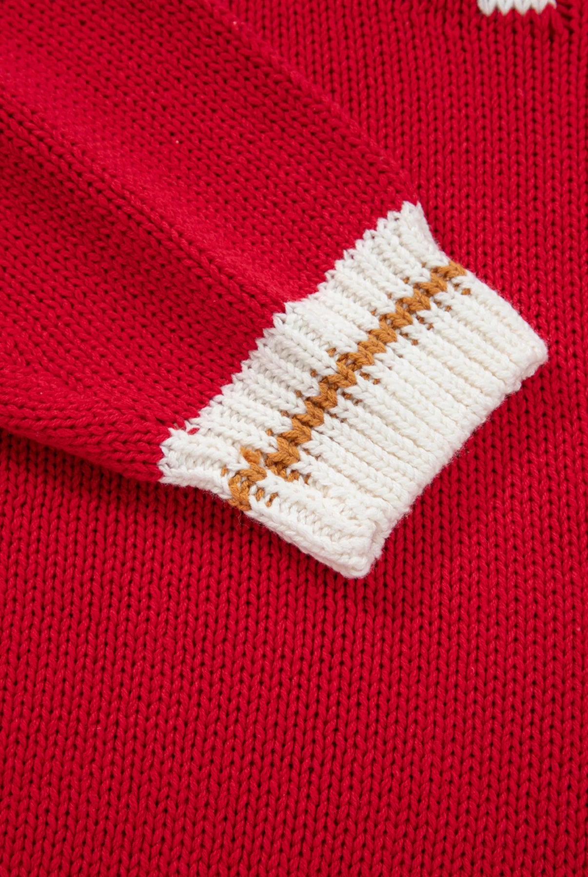 MERRY Contrast Edge Drop Shoulder Christmas Sweater-Krush Kandy, Women's Online Fashion Boutique Located in Phoenix, Arizona (Scottsdale Area)