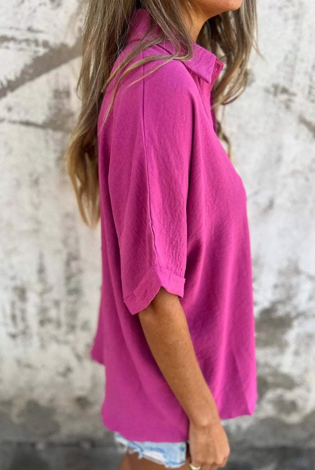 The Everyday Pop Button-Down Shirt-Krush Kandy, Women's Online Fashion Boutique Located in Phoenix, Arizona (Scottsdale Area)