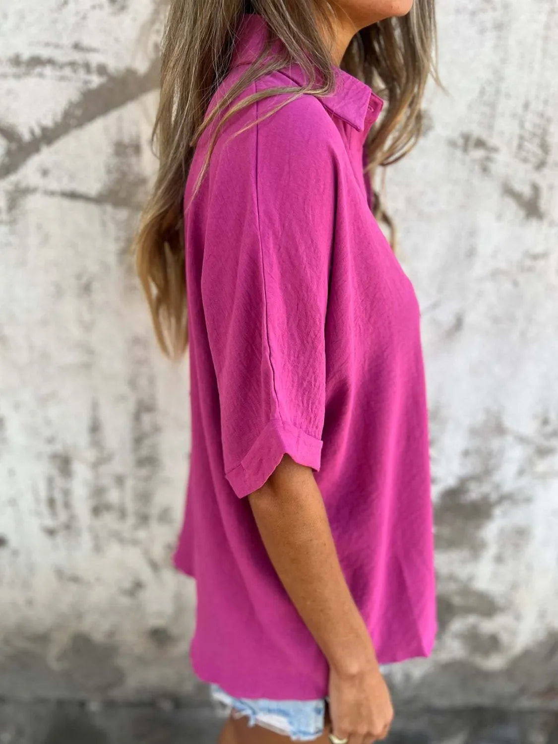 The Everyday Pop Button-Down Shirt-Krush Kandy, Women's Online Fashion Boutique Located in Phoenix, Arizona (Scottsdale Area)