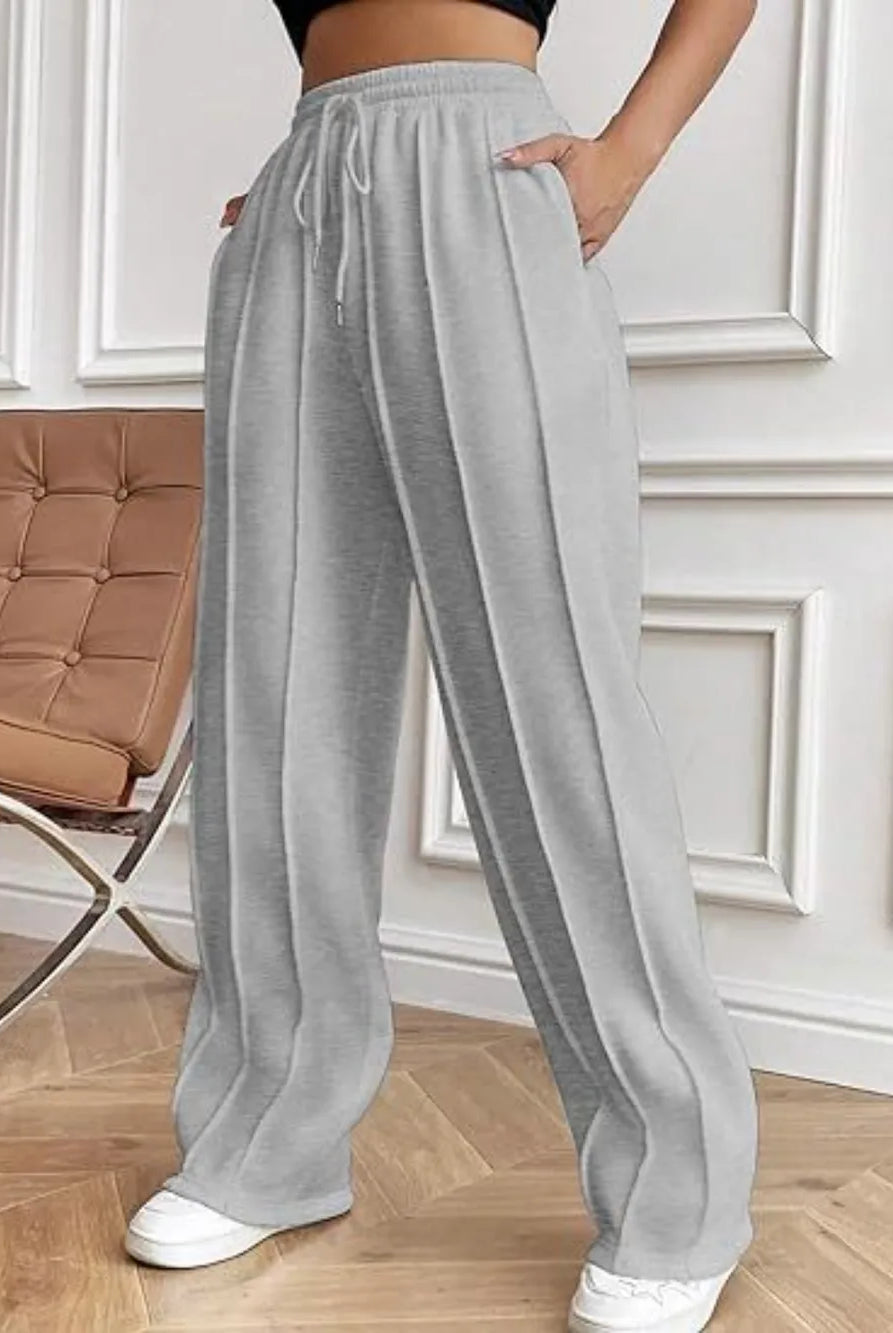 Drawstring Wide Leg Pants with Pockets-PANTS-Krush Kandy, Women's Online Fashion Boutique Located in Phoenix, Arizona (Scottsdale Area)