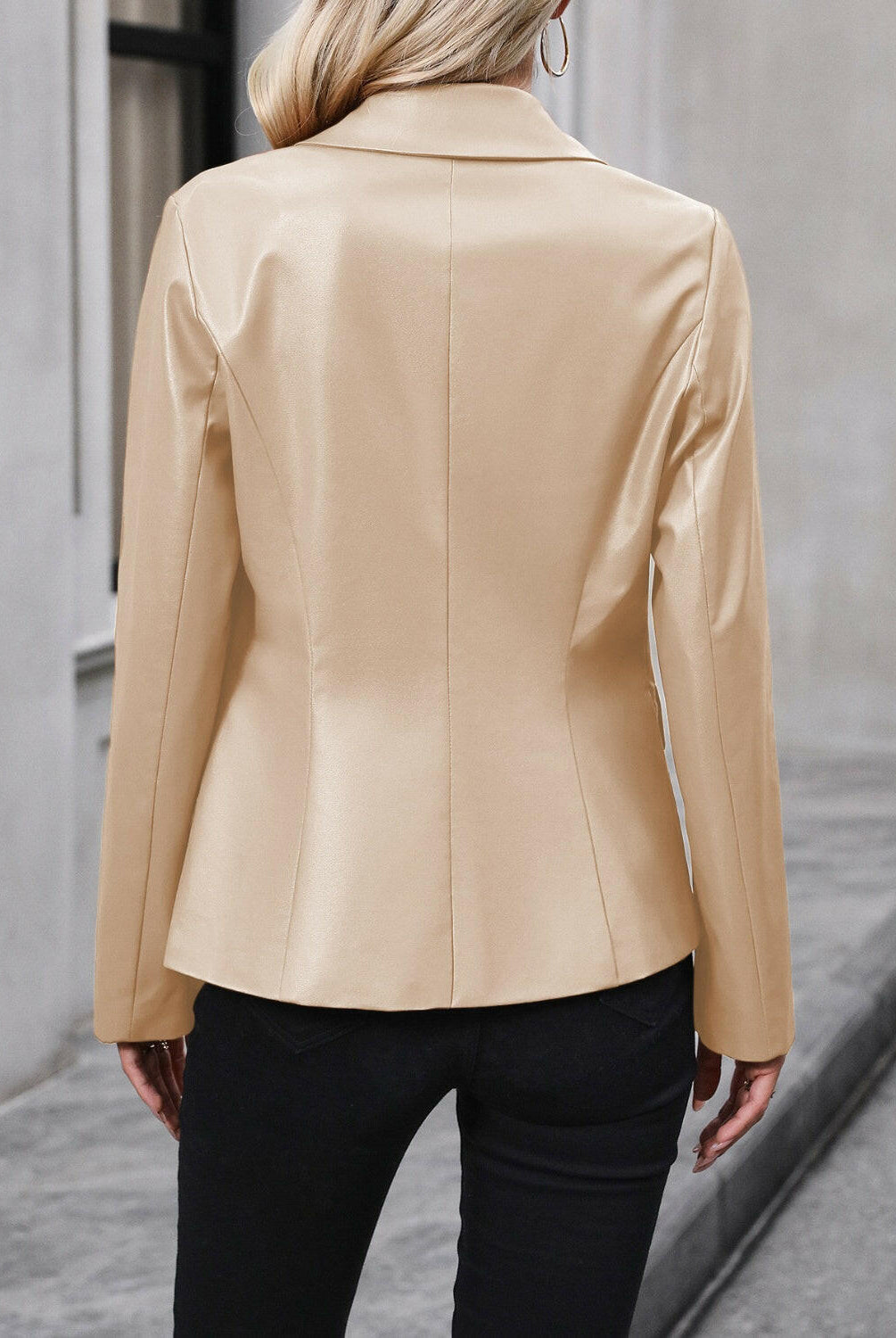 Ivy Lane Button Up Collared Neck Blazer-Krush Kandy, Women's Online Fashion Boutique Located in Phoenix, Arizona (Scottsdale Area)