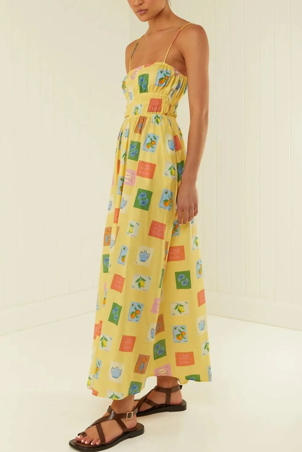 Printed Square Neck Maxi Cami Dress-Dresses-Krush Kandy, Women's Online Fashion Boutique Located in Phoenix, Arizona (Scottsdale Area)