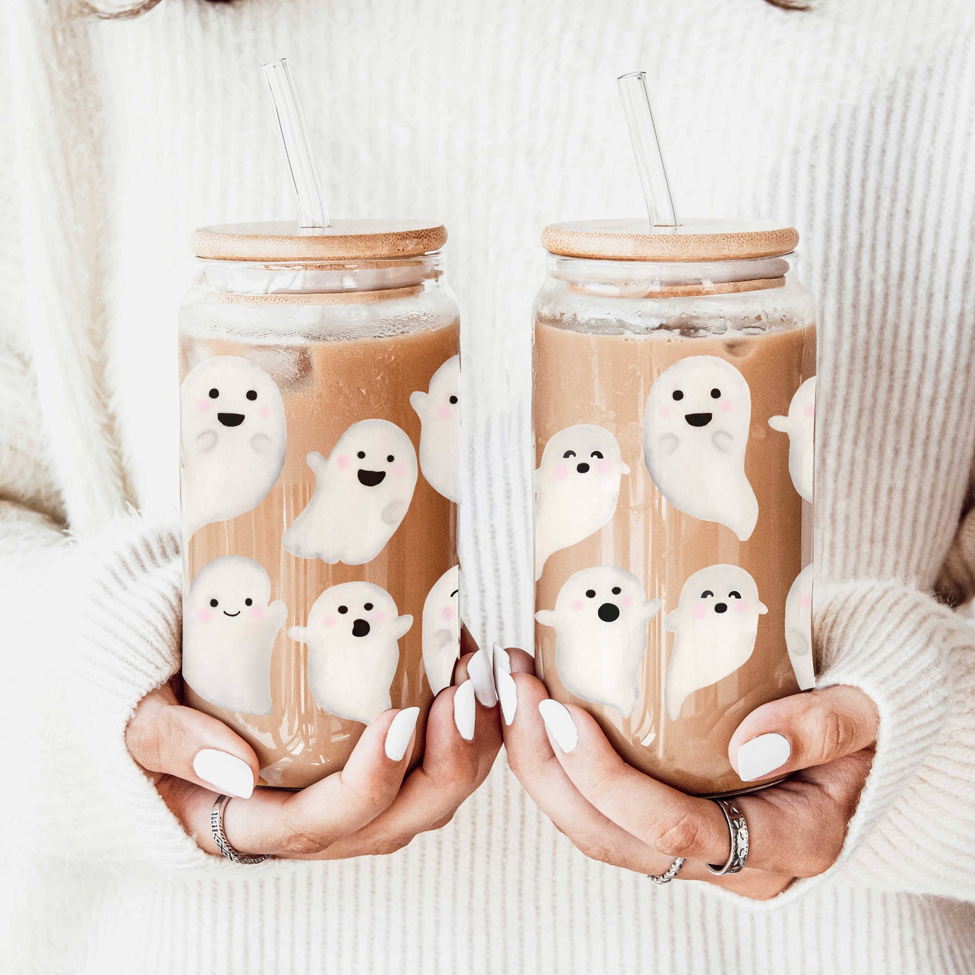 Cutest Halloween Fall Glass Cup | 20oz-Accessories-Krush Kandy, Women's Online Fashion Boutique Located in Phoenix, Arizona (Scottsdale Area)