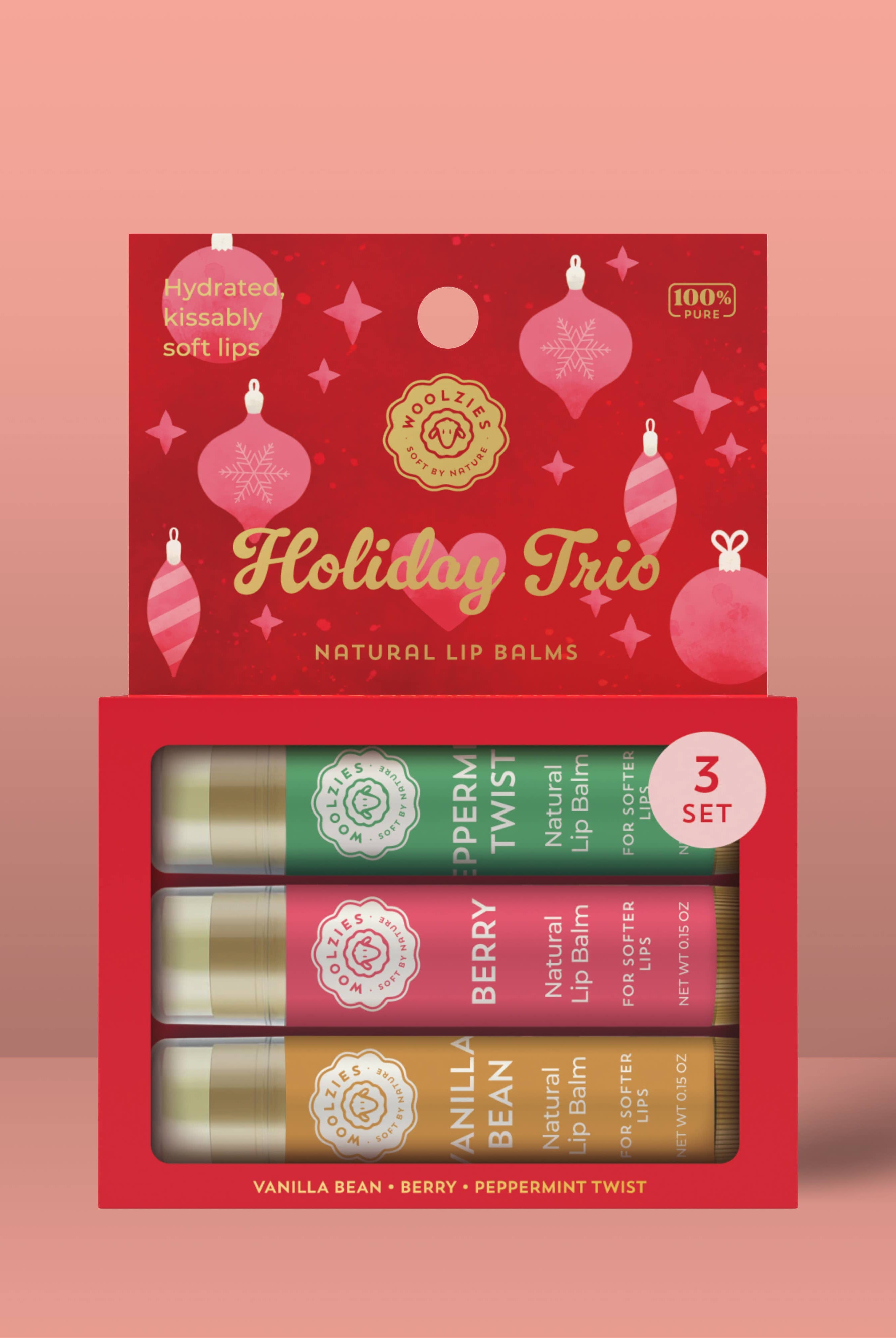Holiday Trio Lip Balm Set-Accessories-Krush Kandy, Women's Online Fashion Boutique Located in Phoenix, Arizona (Scottsdale Area)
