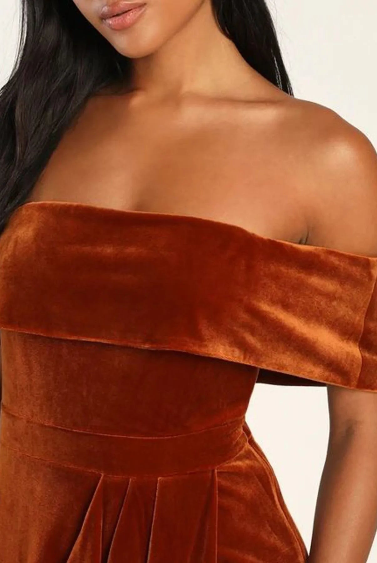 Off-Shoulder Wrap Dress with Side Slit-Dresses-Krush Kandy, Women's Online Fashion Boutique Located in Phoenix, Arizona (Scottsdale Area)