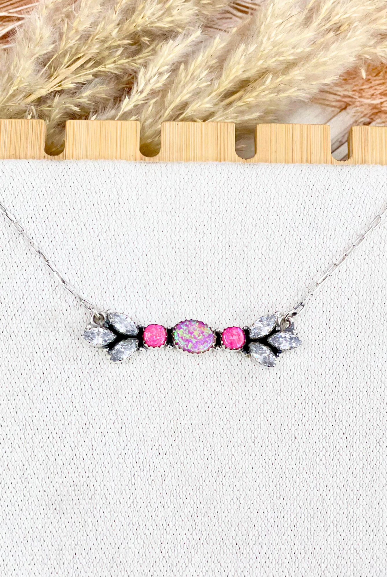 Opal Wonderland Crystal Necklaces-Necklaces-Krush Kandy, Women's Online Fashion Boutique Located in Phoenix, Arizona (Scottsdale Area)
