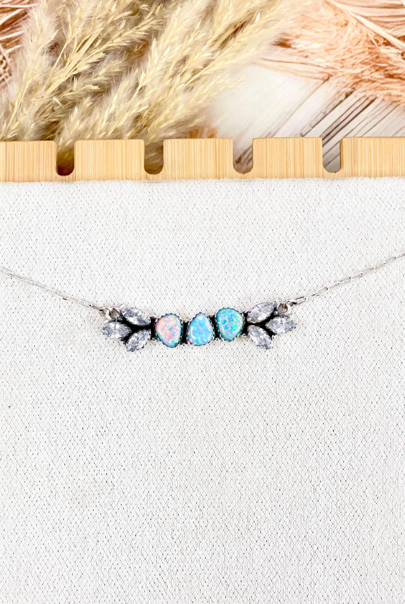 Opal Wonderland Crystal Necklaces-Necklaces-Krush Kandy, Women's Online Fashion Boutique Located in Phoenix, Arizona (Scottsdale Area)