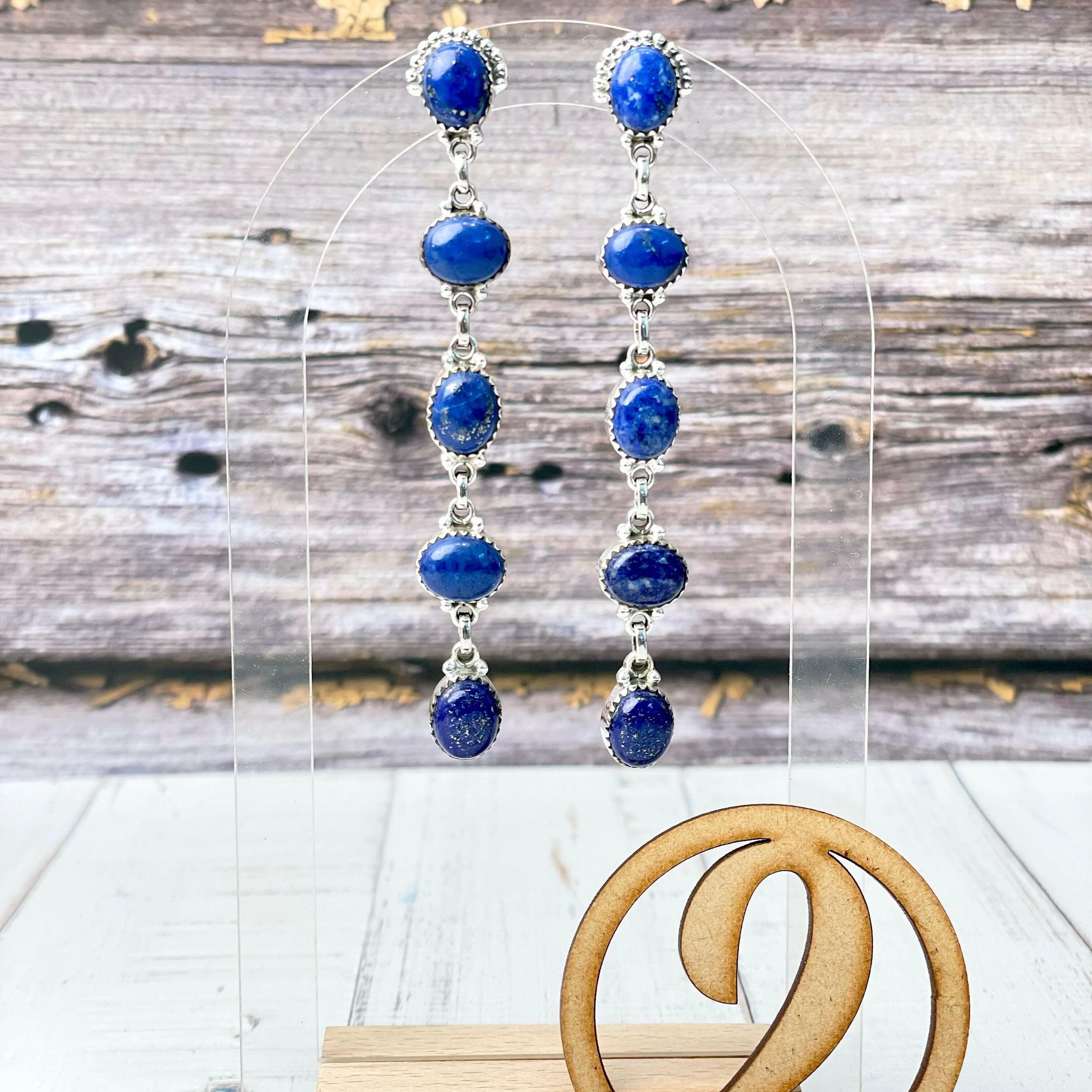 Klassic Dangle Stone Drop Earrings-Earrings-Krush Kandy, Women's Online Fashion Boutique Located in Phoenix, Arizona (Scottsdale Area)