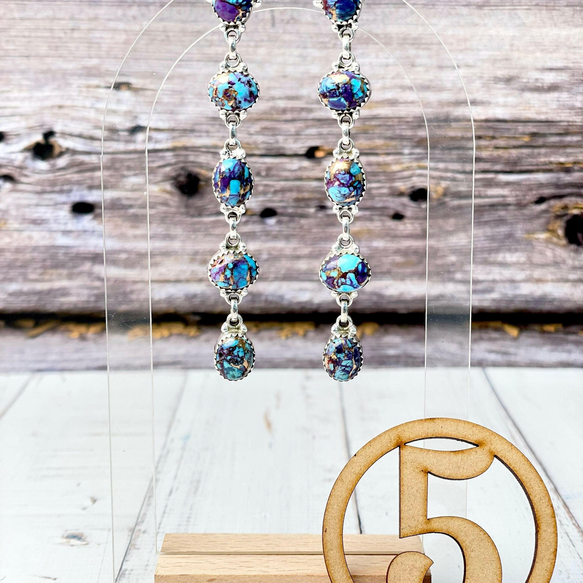 Klassic Dangle Stone Drop Earrings-Earrings-Krush Kandy, Women's Online Fashion Boutique Located in Phoenix, Arizona (Scottsdale Area)