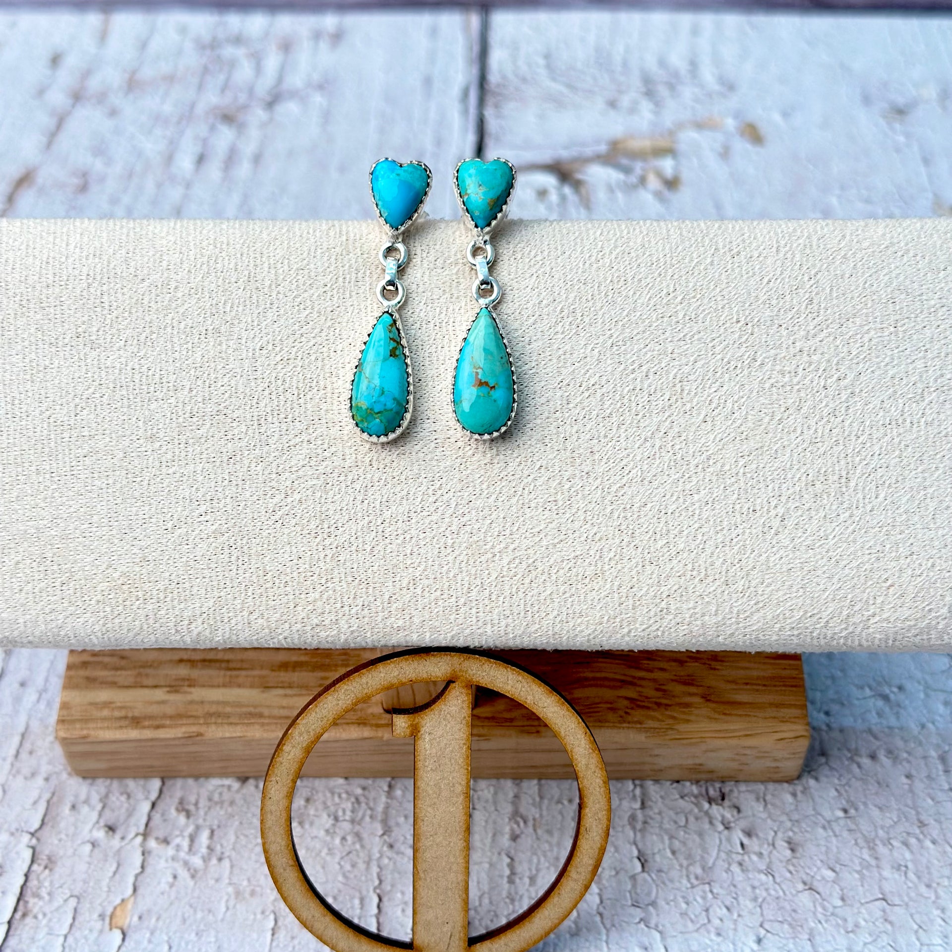 Turquoise & Lapis Earrings-Earrings-Krush Kandy, Women's Online Fashion Boutique Located in Phoenix, Arizona (Scottsdale Area)