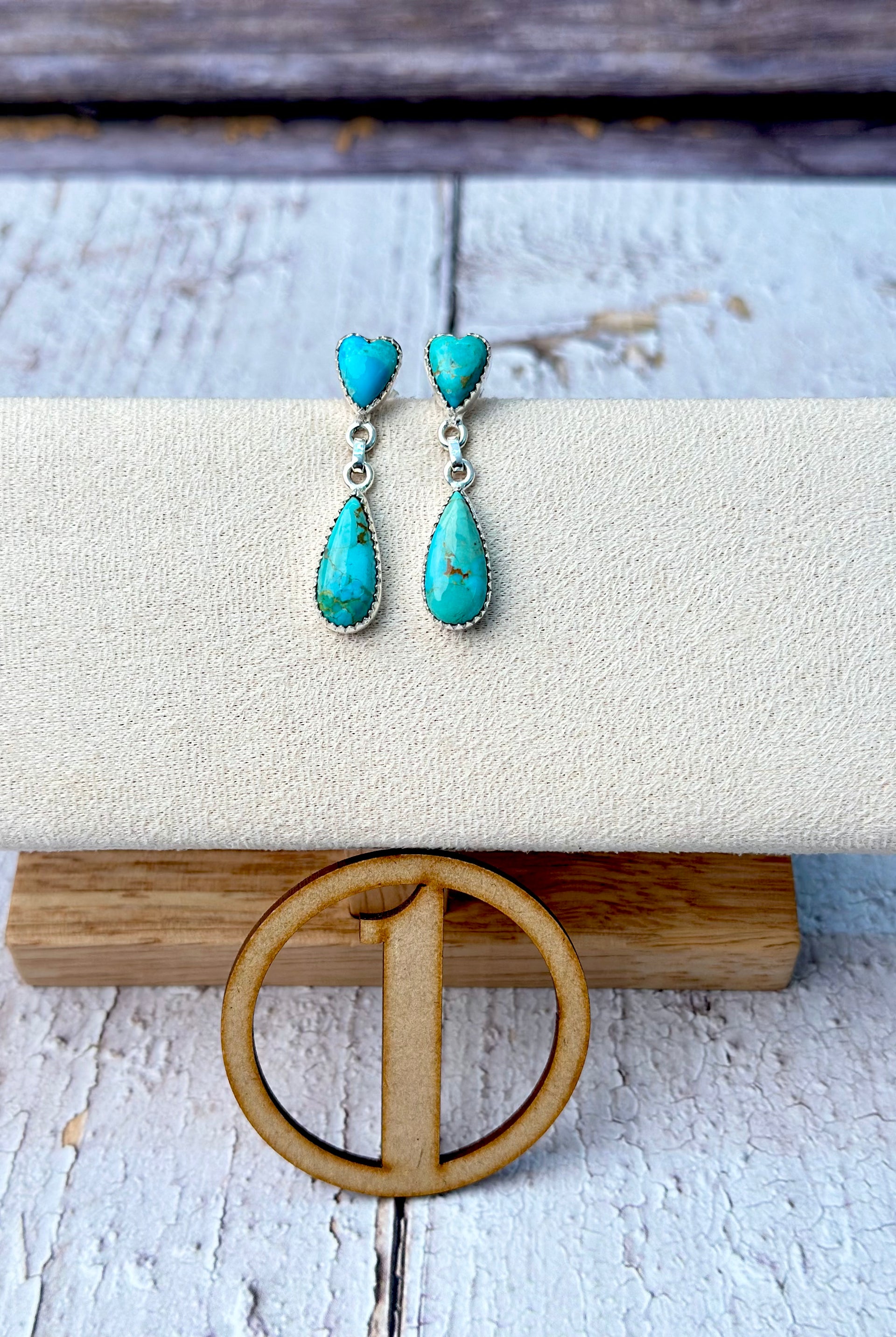 Turquoise & Lapis Earrings-Earrings-Krush Kandy, Women's Online Fashion Boutique Located in Phoenix, Arizona (Scottsdale Area)
