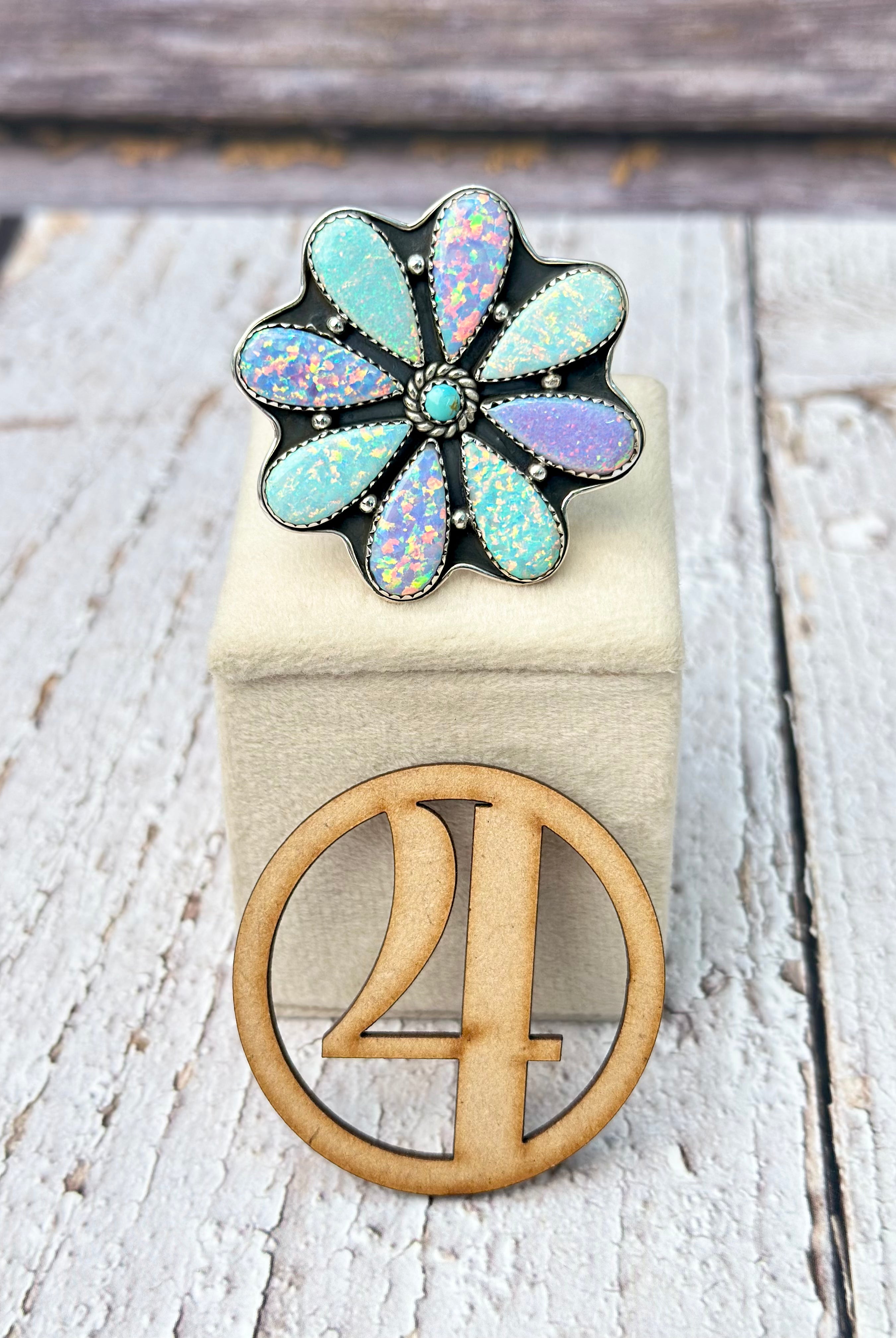 Multi Ultimate Opal Blooming Ring-Rings-Krush Kandy, Women's Online Fashion Boutique Located in Phoenix, Arizona (Scottsdale Area)