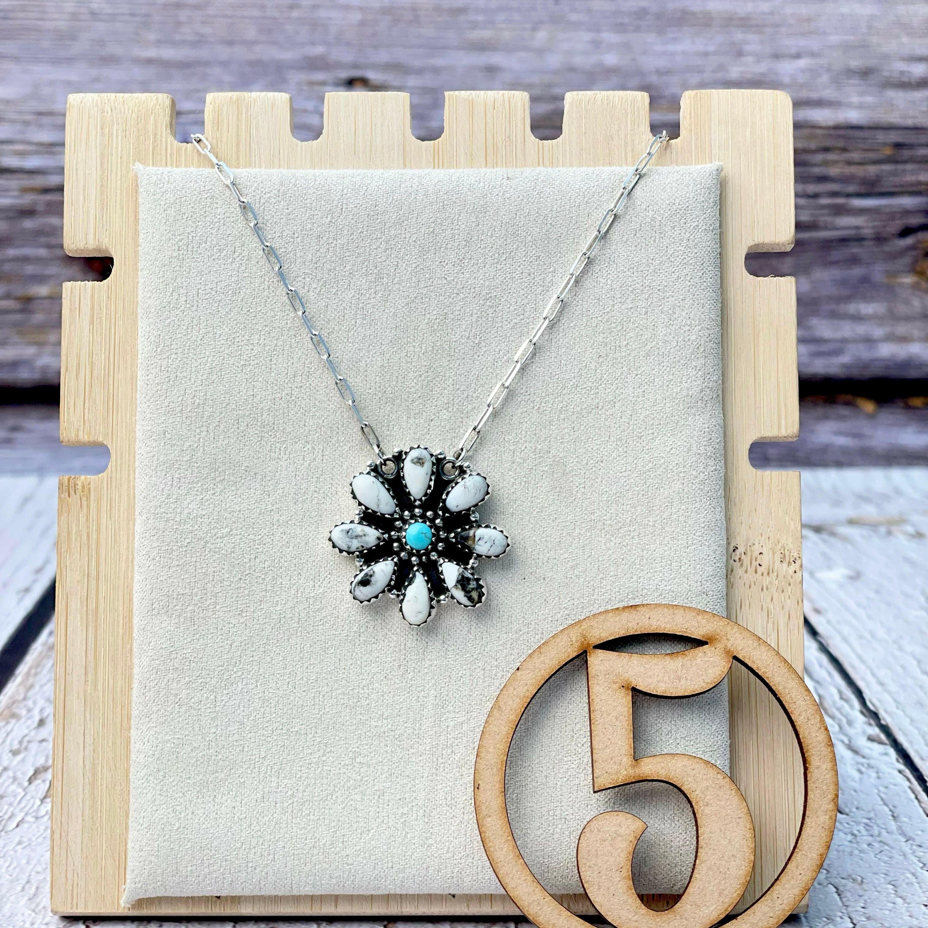 Blooming Stone Necklaces-Necklaces-Krush Kandy, Women's Online Fashion Boutique Located in Phoenix, Arizona (Scottsdale Area)