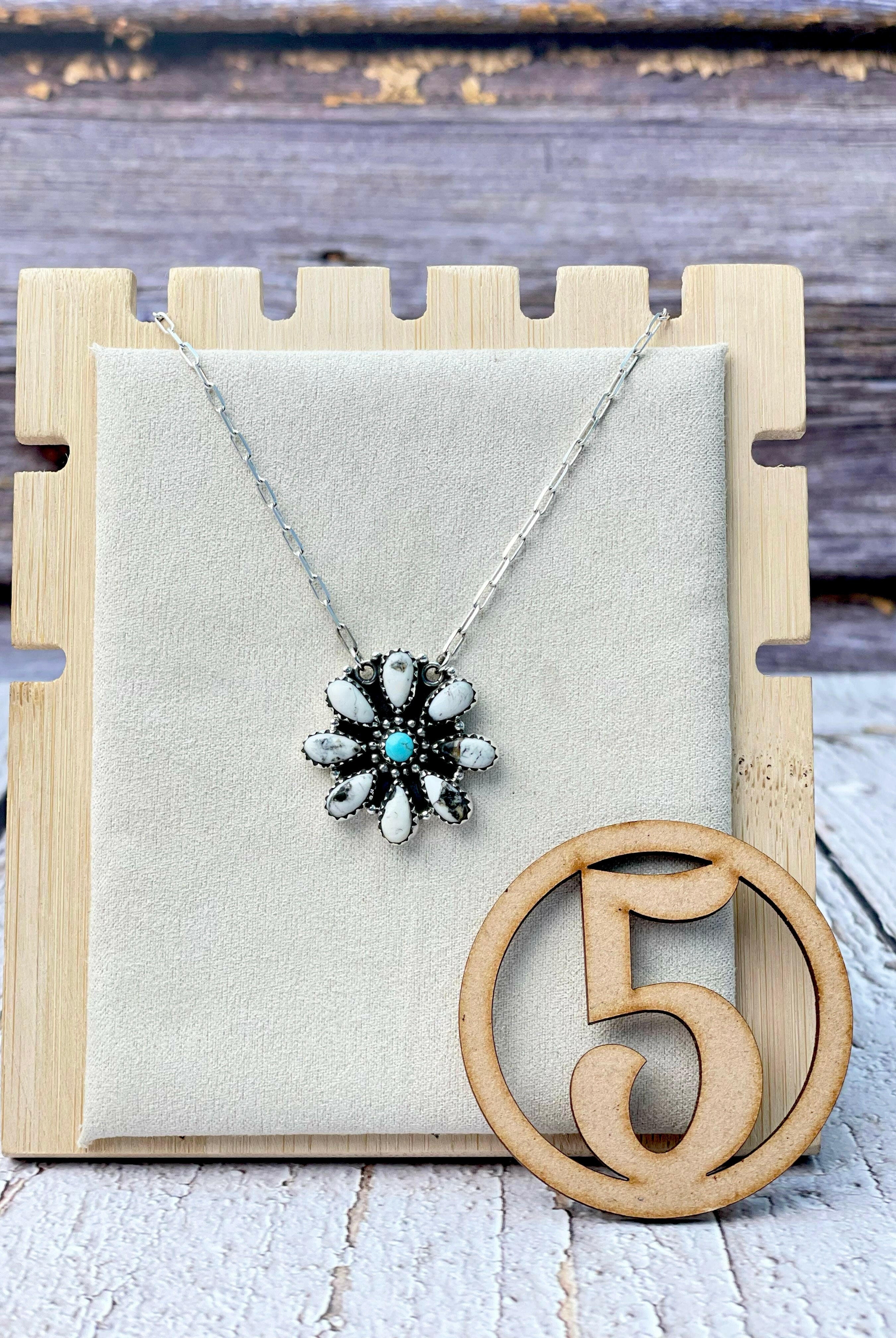 Blooming Stone Necklaces-Necklaces-Krush Kandy, Women's Online Fashion Boutique Located in Phoenix, Arizona (Scottsdale Area)