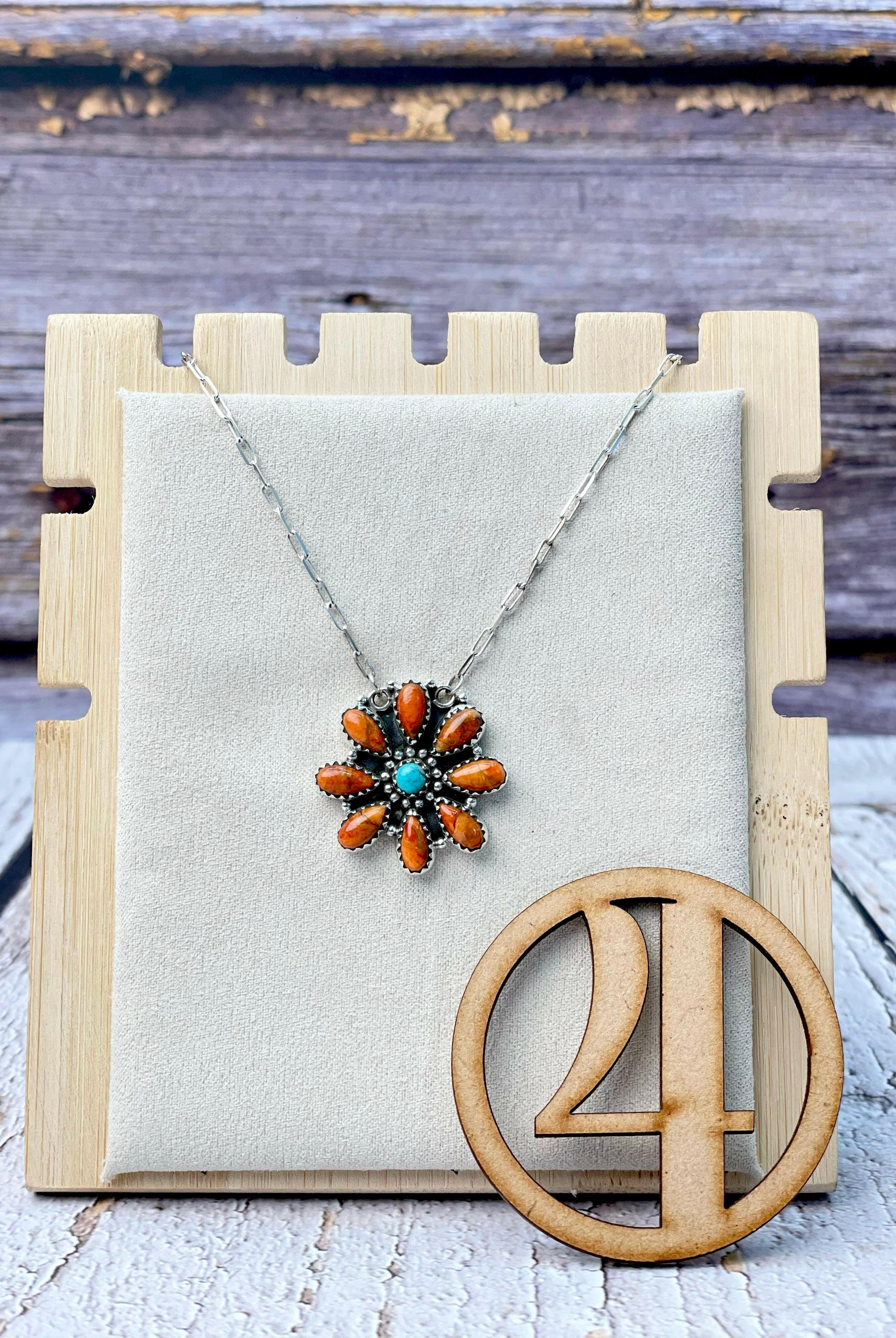Blooming Stone Necklaces-Necklaces-Krush Kandy, Women's Online Fashion Boutique Located in Phoenix, Arizona (Scottsdale Area)